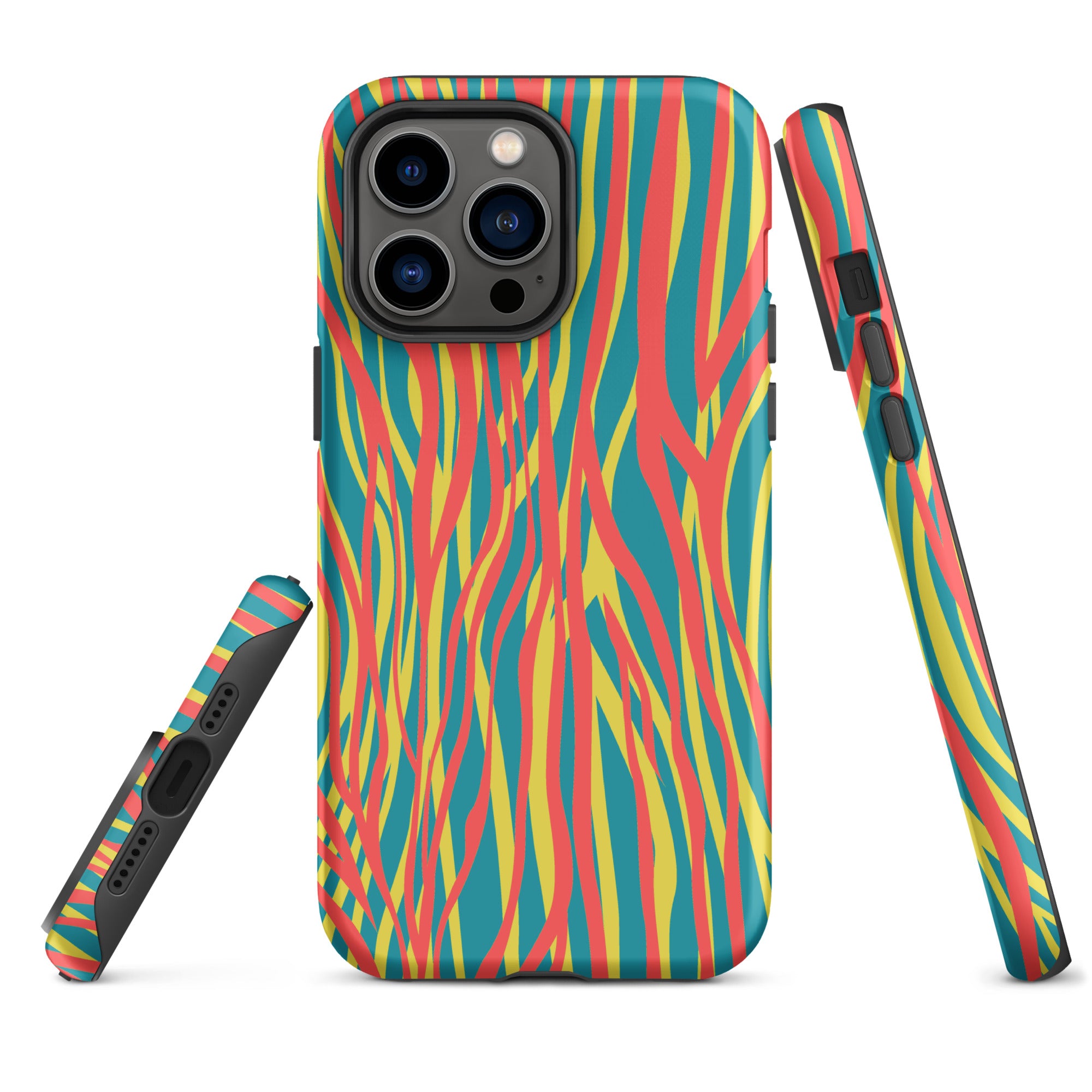 Tough Case for iPhone®- Funky Zebra Pattern III