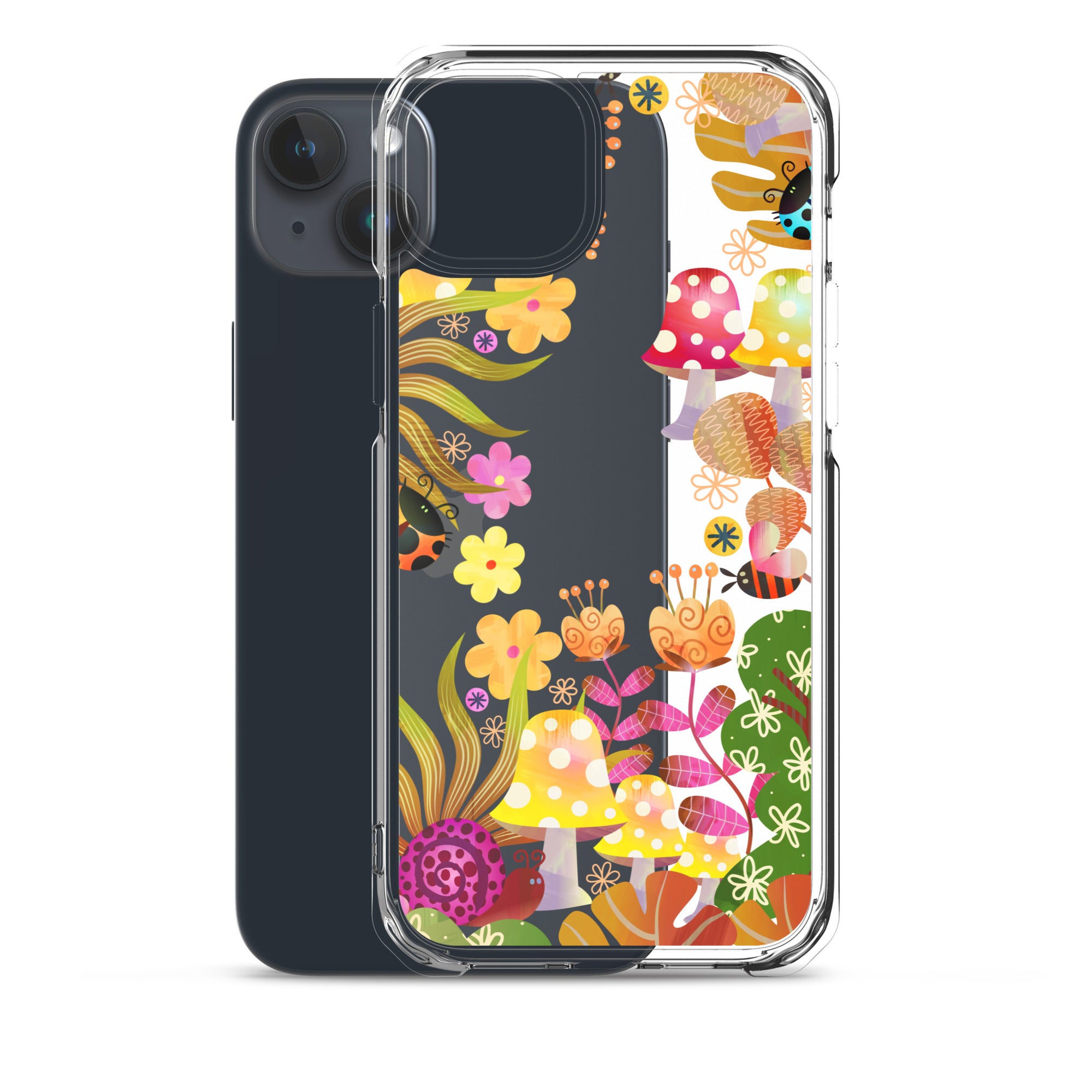 Clear Case for iPhone®- Enchanted Forest Design VI
