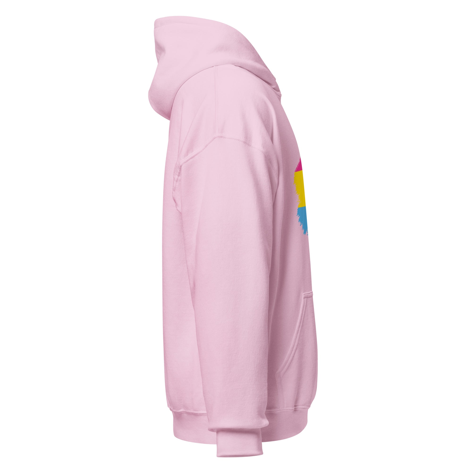 Unisex Hoodie-Pansexual Grunge Flag