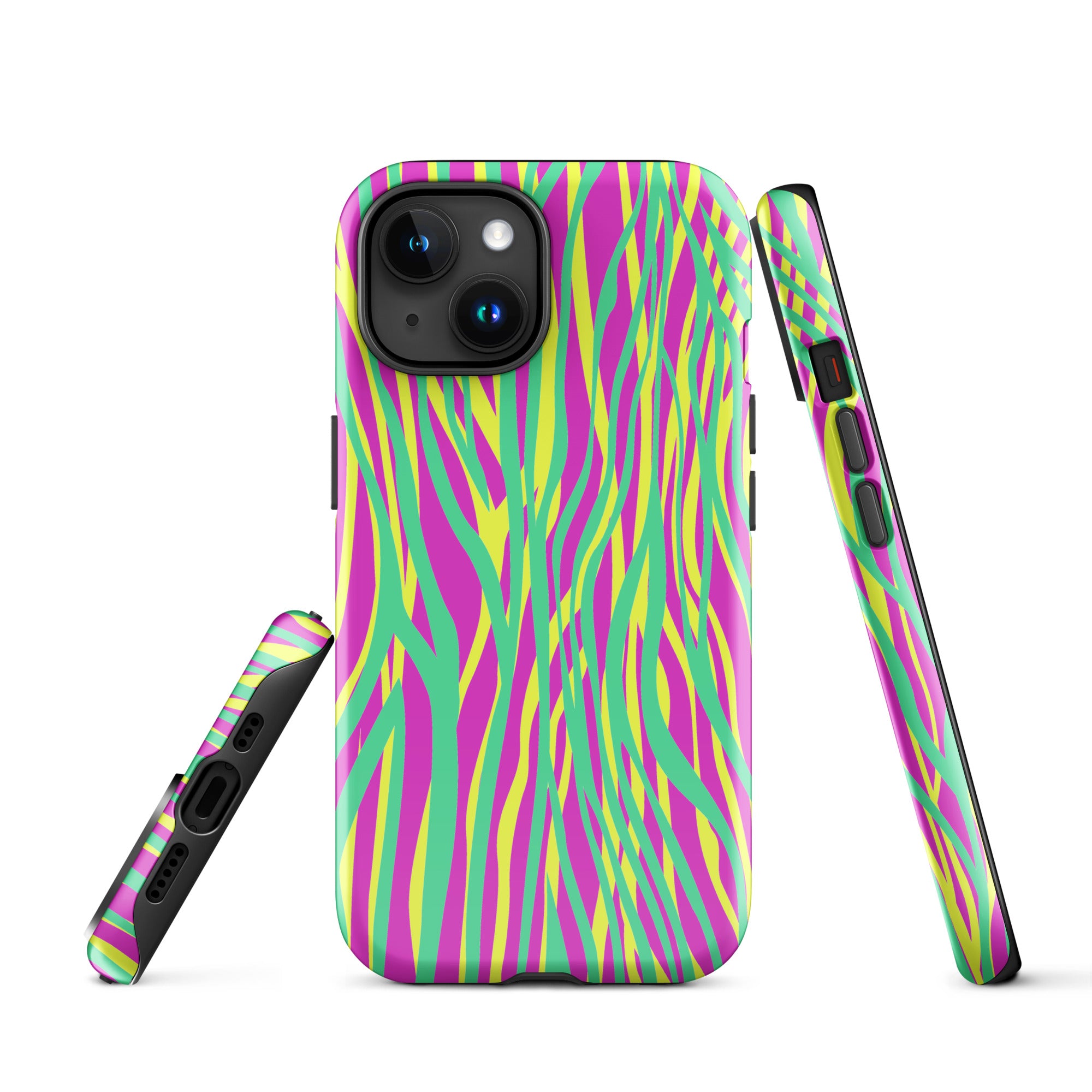 Tough Case for iPhone®- Funky Zebra Pattern II