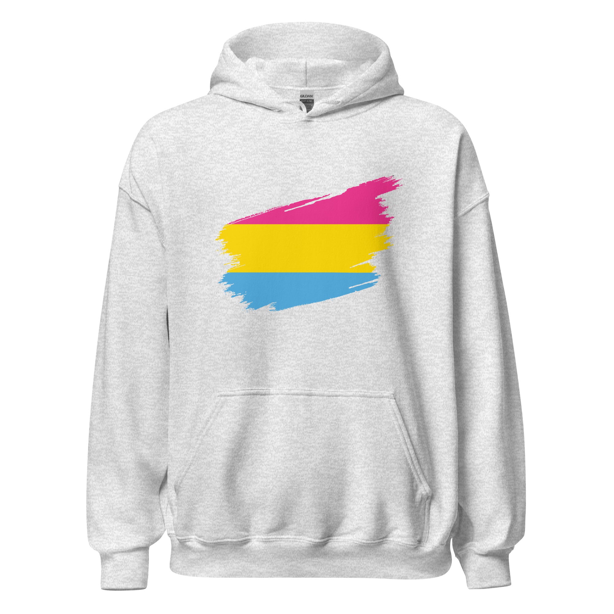 Unisex Hoodie-Pansexual Grunge Flag