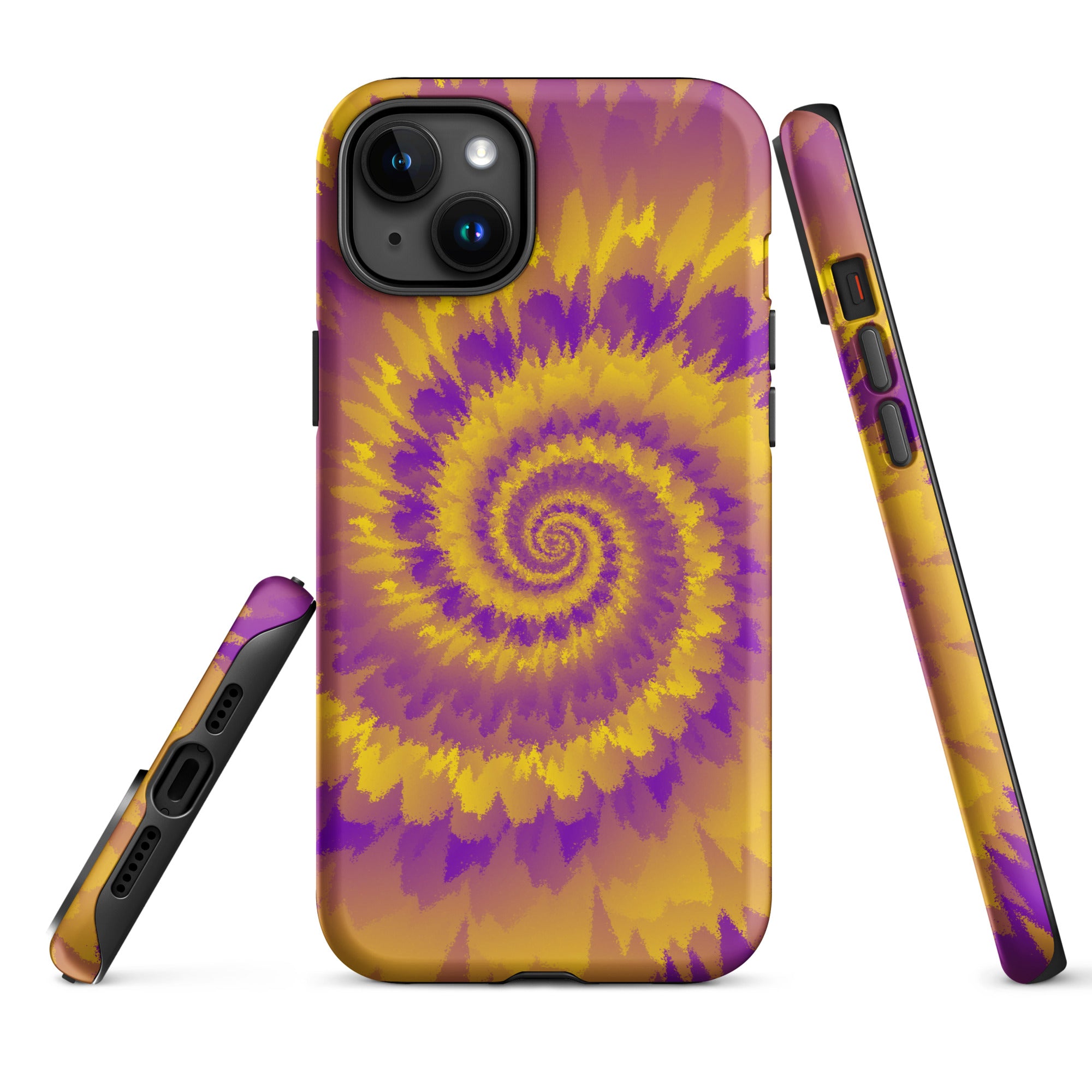 Tough Case for iPhone®-Tie Dye Spiral - Intersex