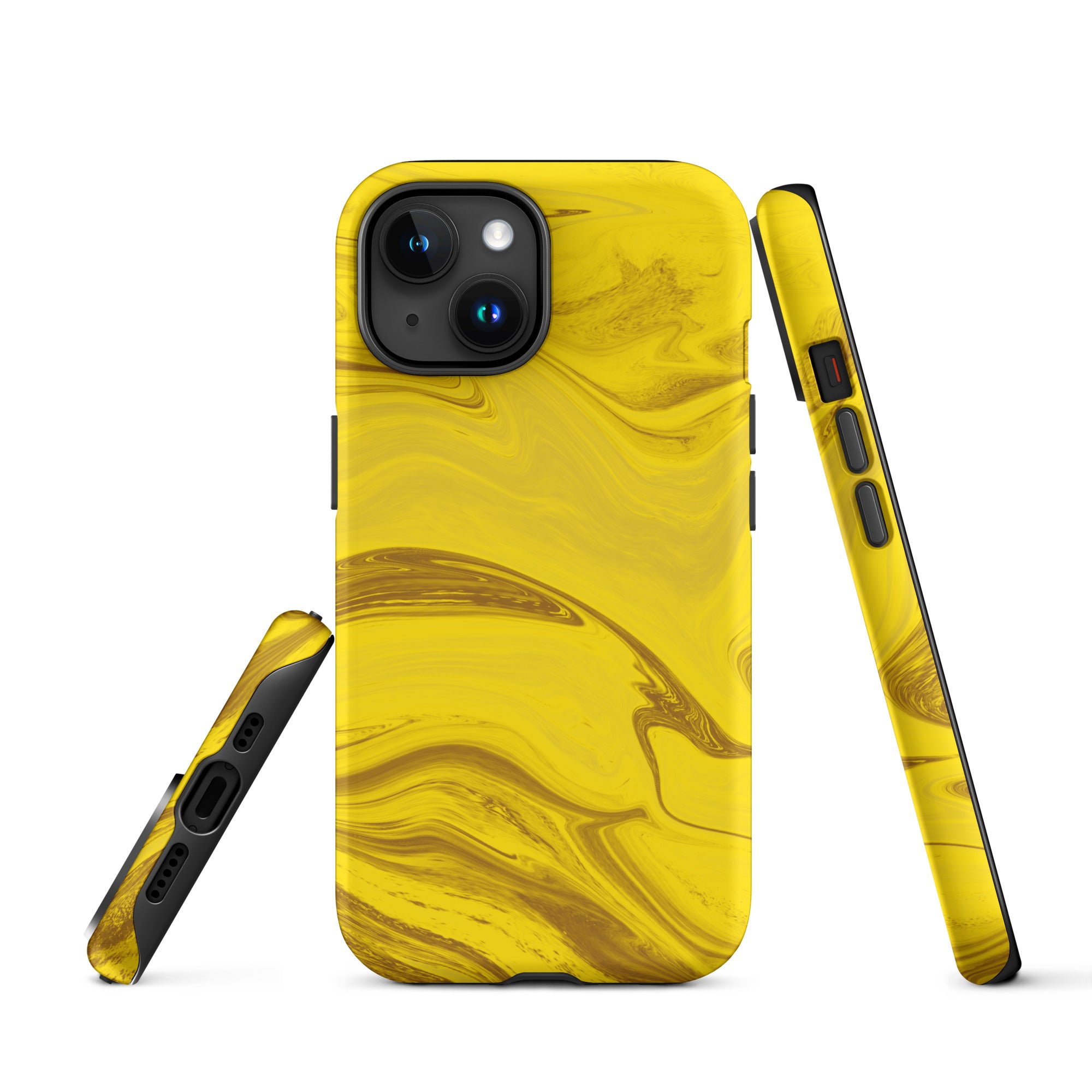 Tough Case for iPhone®- Liquid Gold Marble