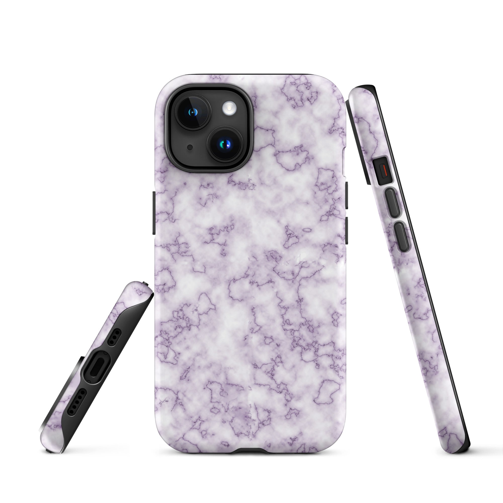 Tough Case for iPhone®- Purple Marble