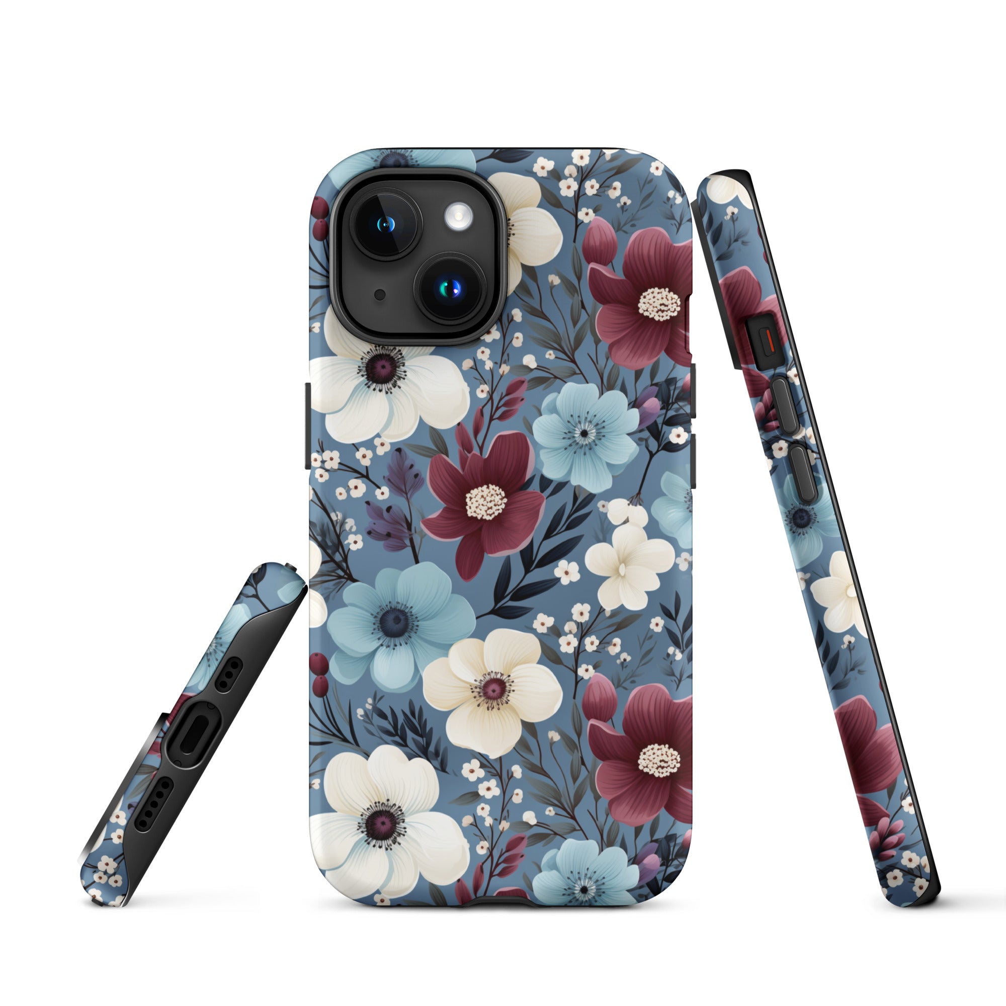 Tough Case for iPhone®- Floral Pattern II