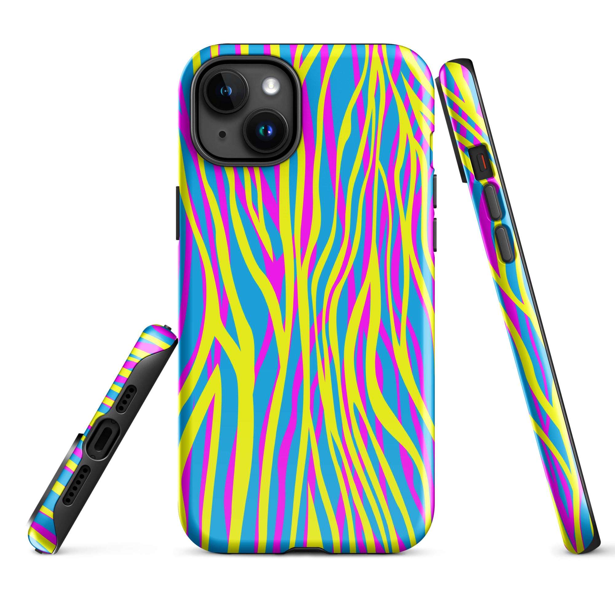 Tough Case for iPhone®- Funky Zebra Pattern IV