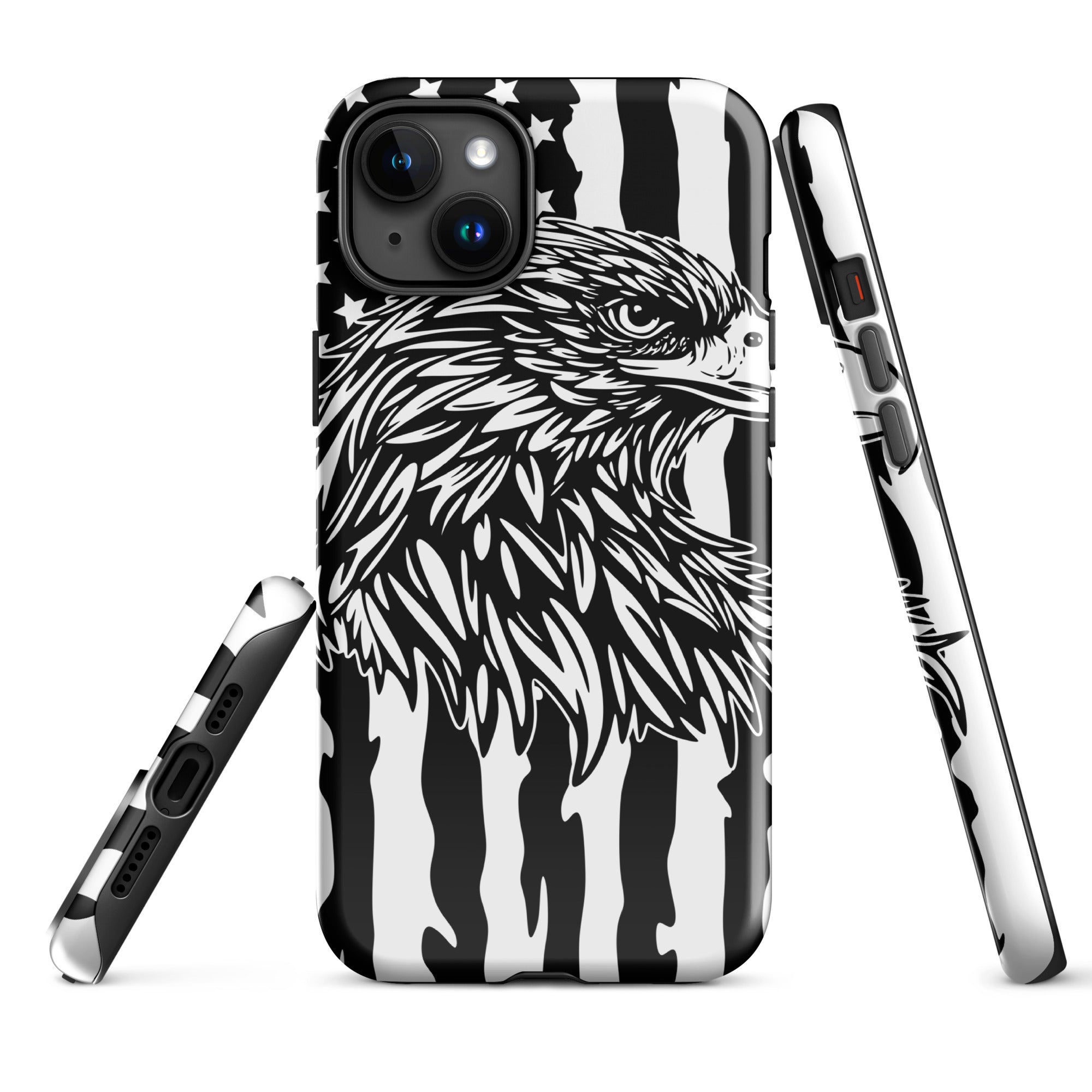 Tough Case for iPhone®- Eagle Mono