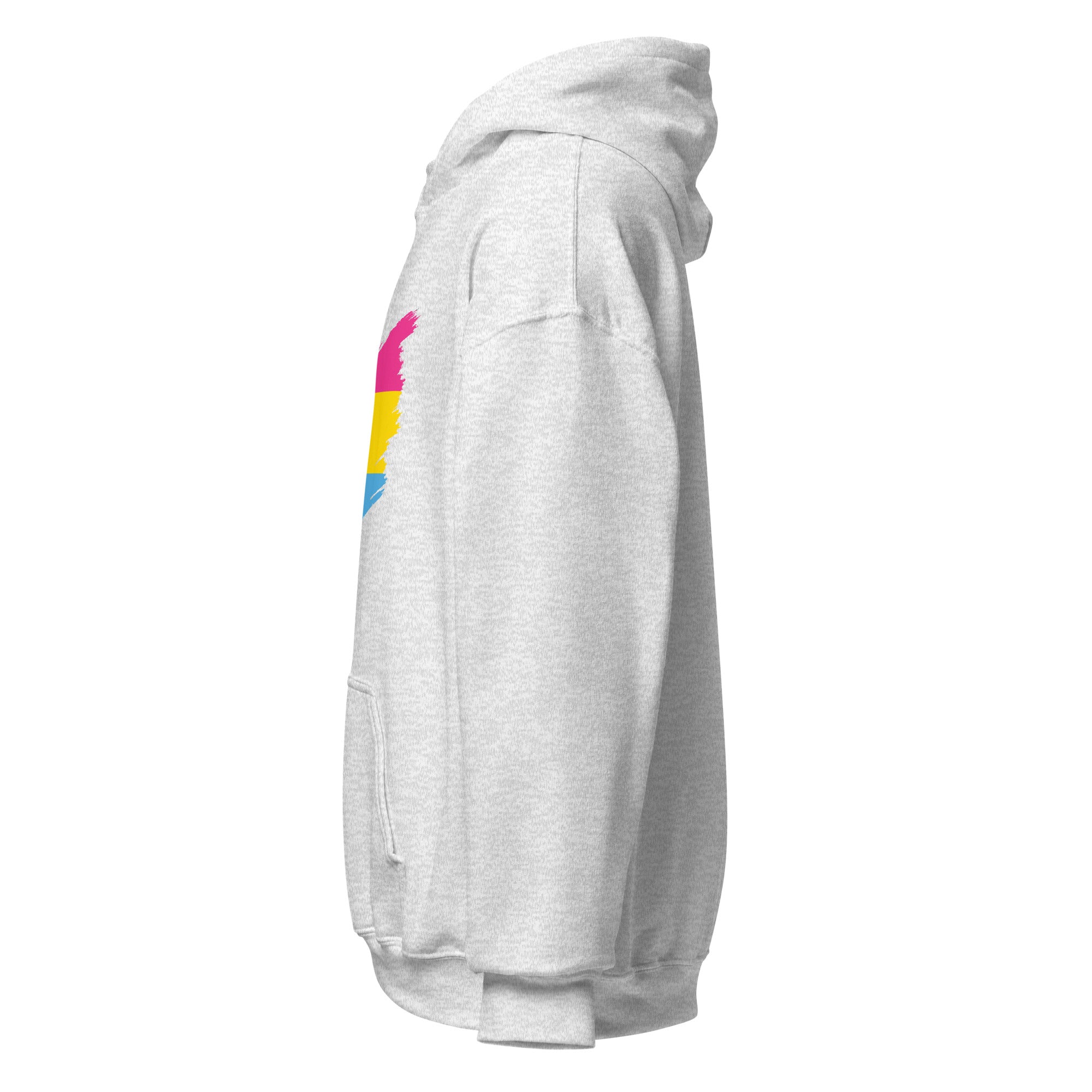 Unisex Hoodie-Pansexual Grunge Flag