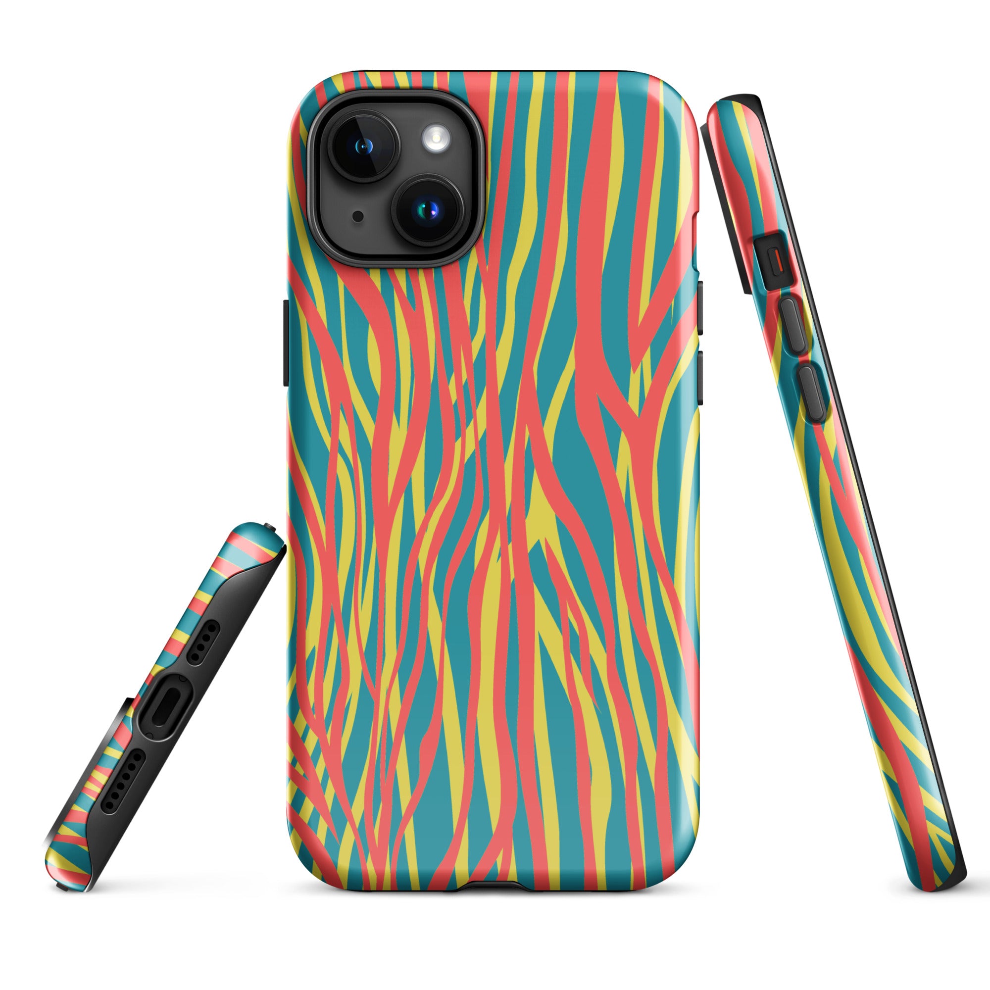 Tough Case for iPhone®- Funky Zebra Pattern III