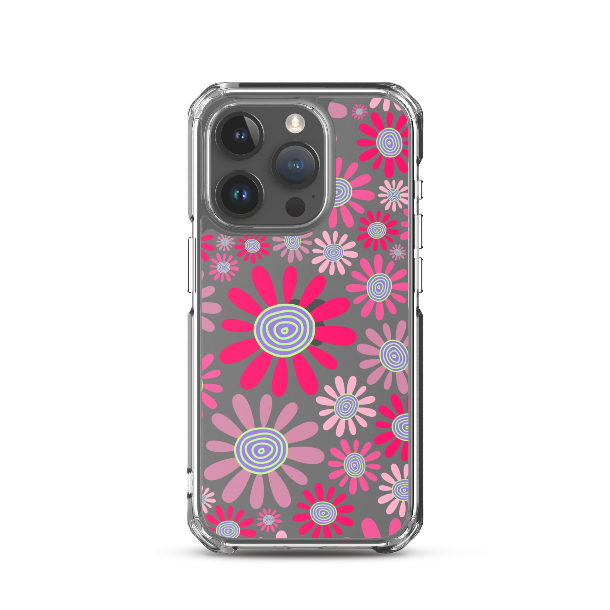 Clear Case for iPhone®- Floral Daisy Design I