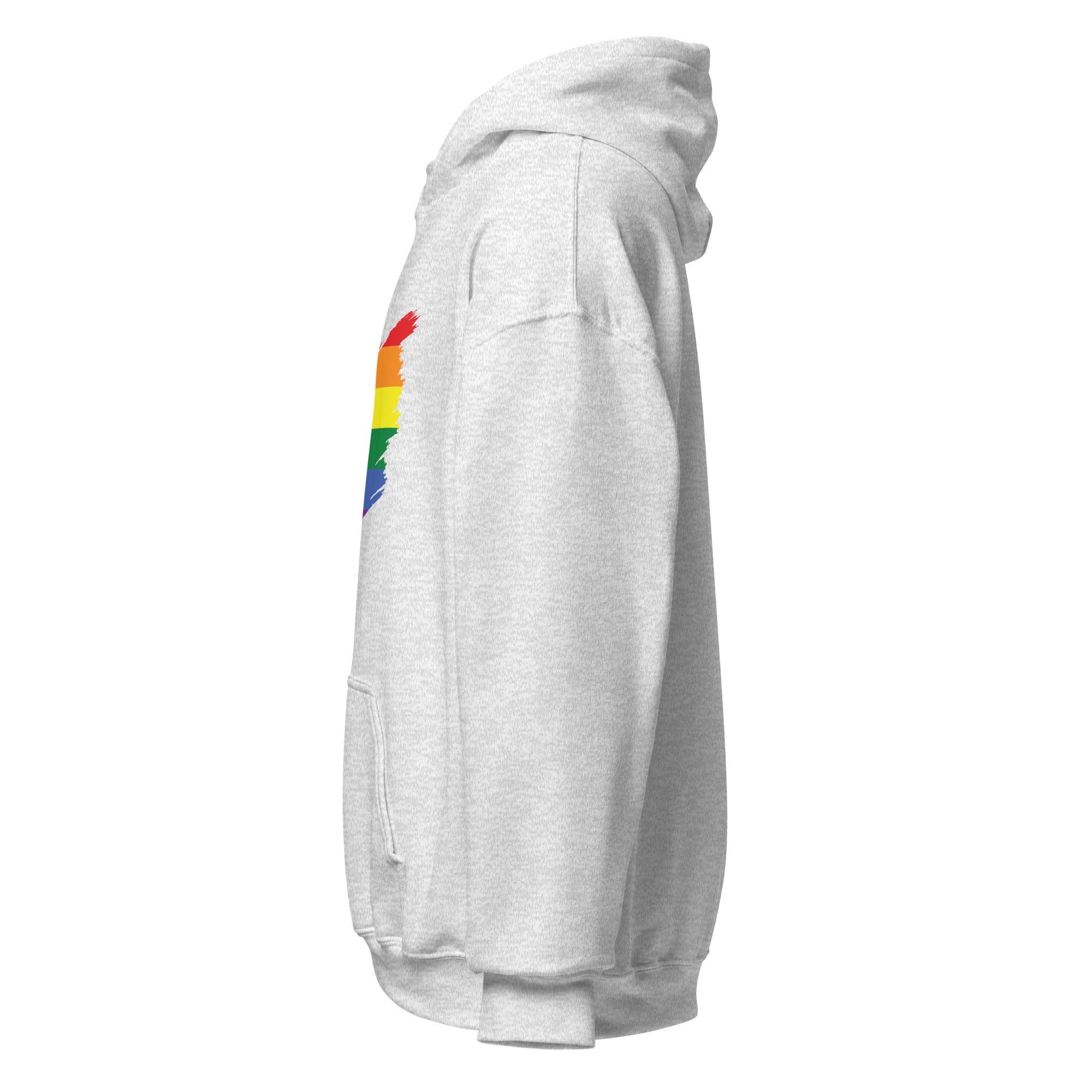 Unisex Hoodie-Progress Pride Grunge Flag