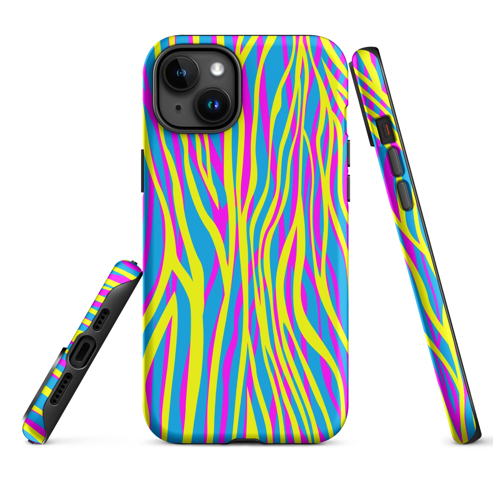 Tough Case for iPhone®- Funky Zebra Pattern IV
