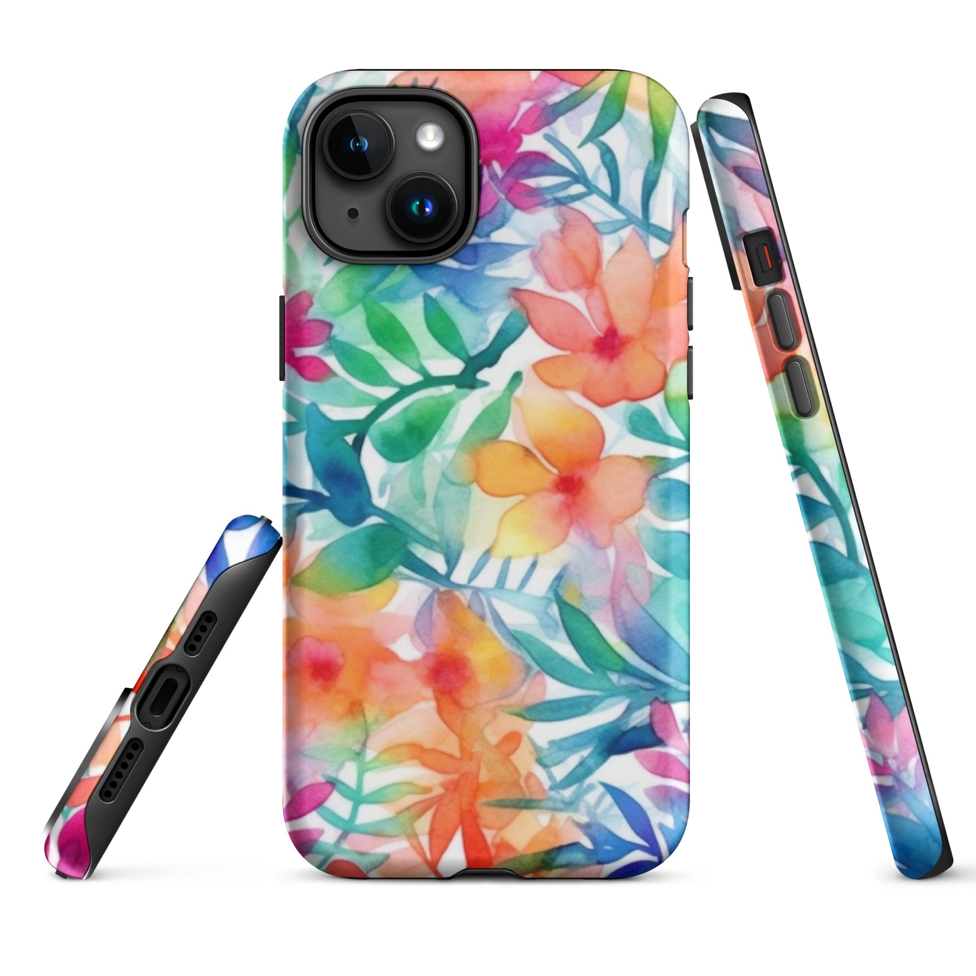 Tough Case for iPhone®- Floral Pattern III