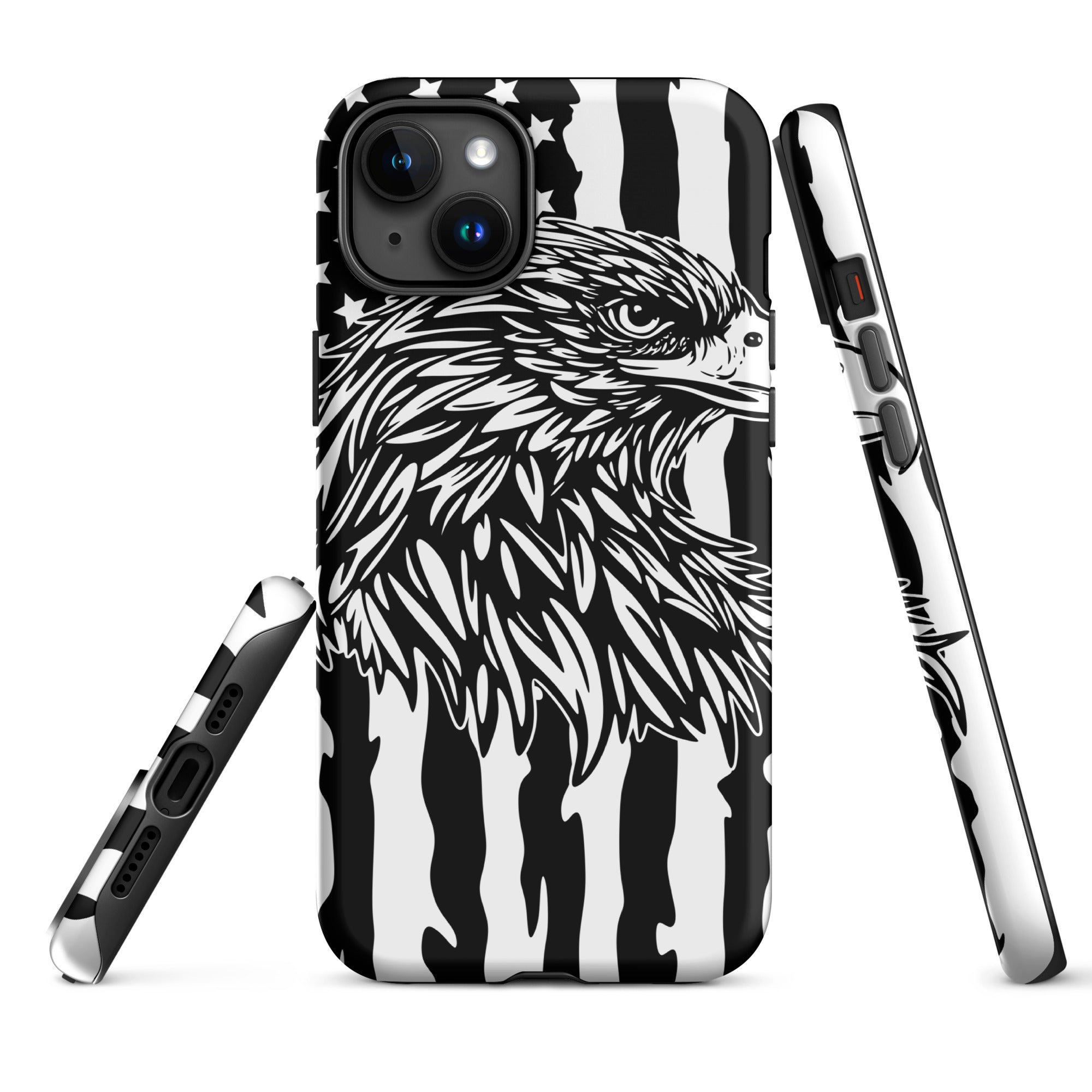 Tough Case for iPhone®- Eagle Mono