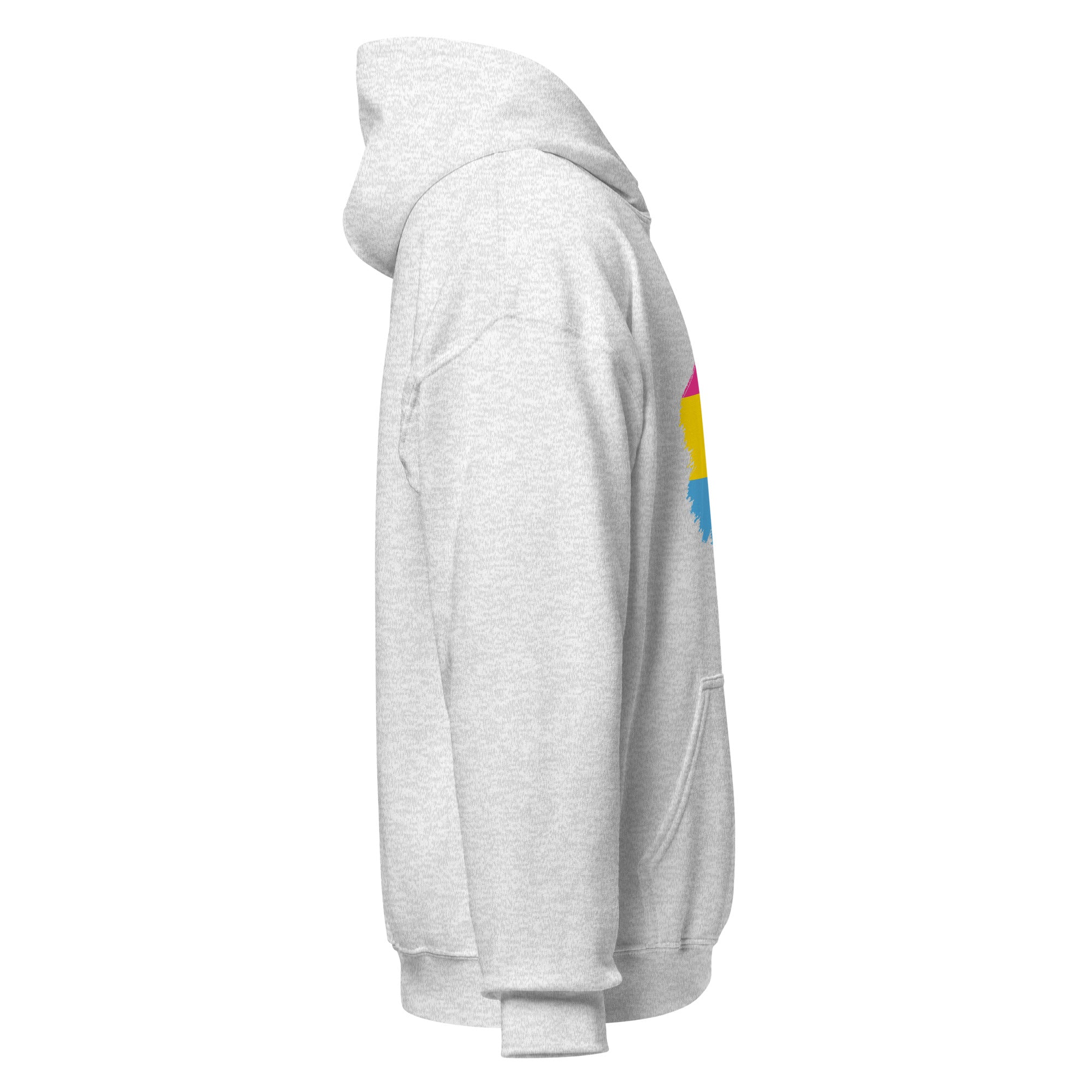 Unisex Hoodie-Pansexual Grunge Flag