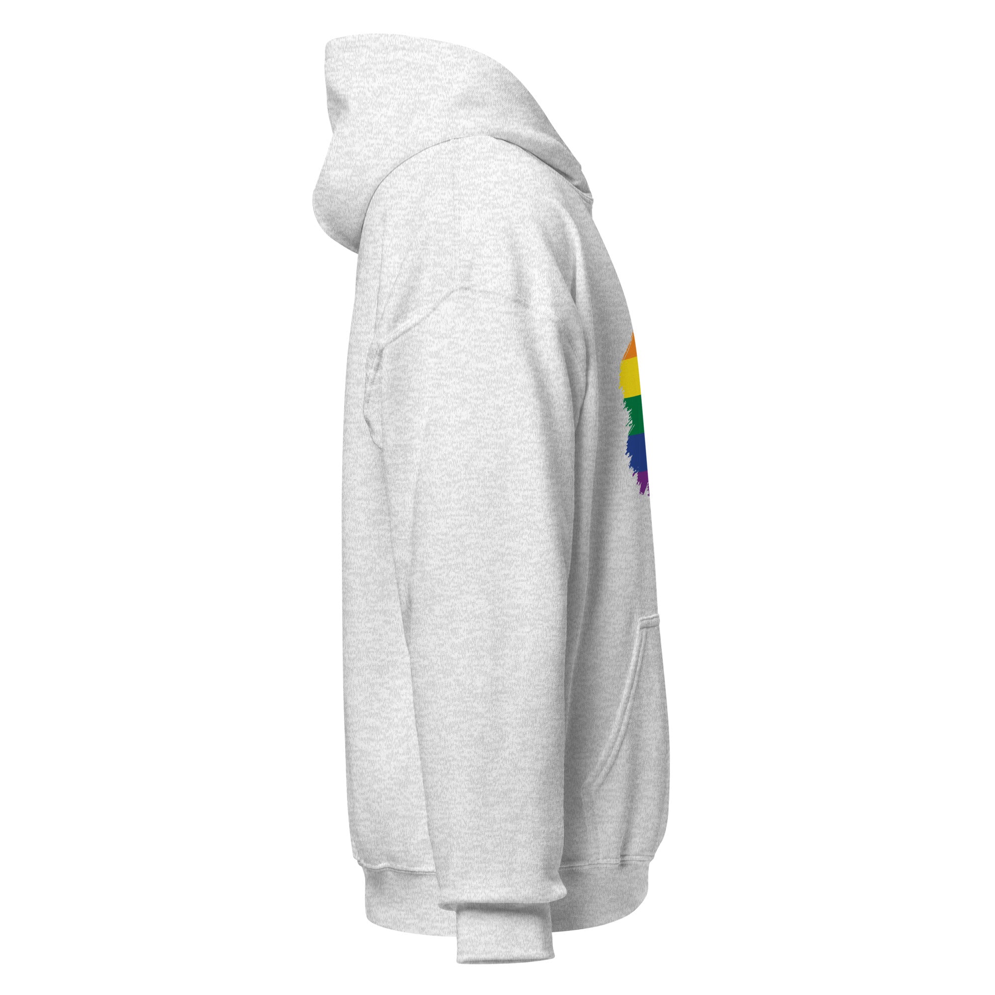 Unisex Hoodie-Pride Rainbow Grunge Flag