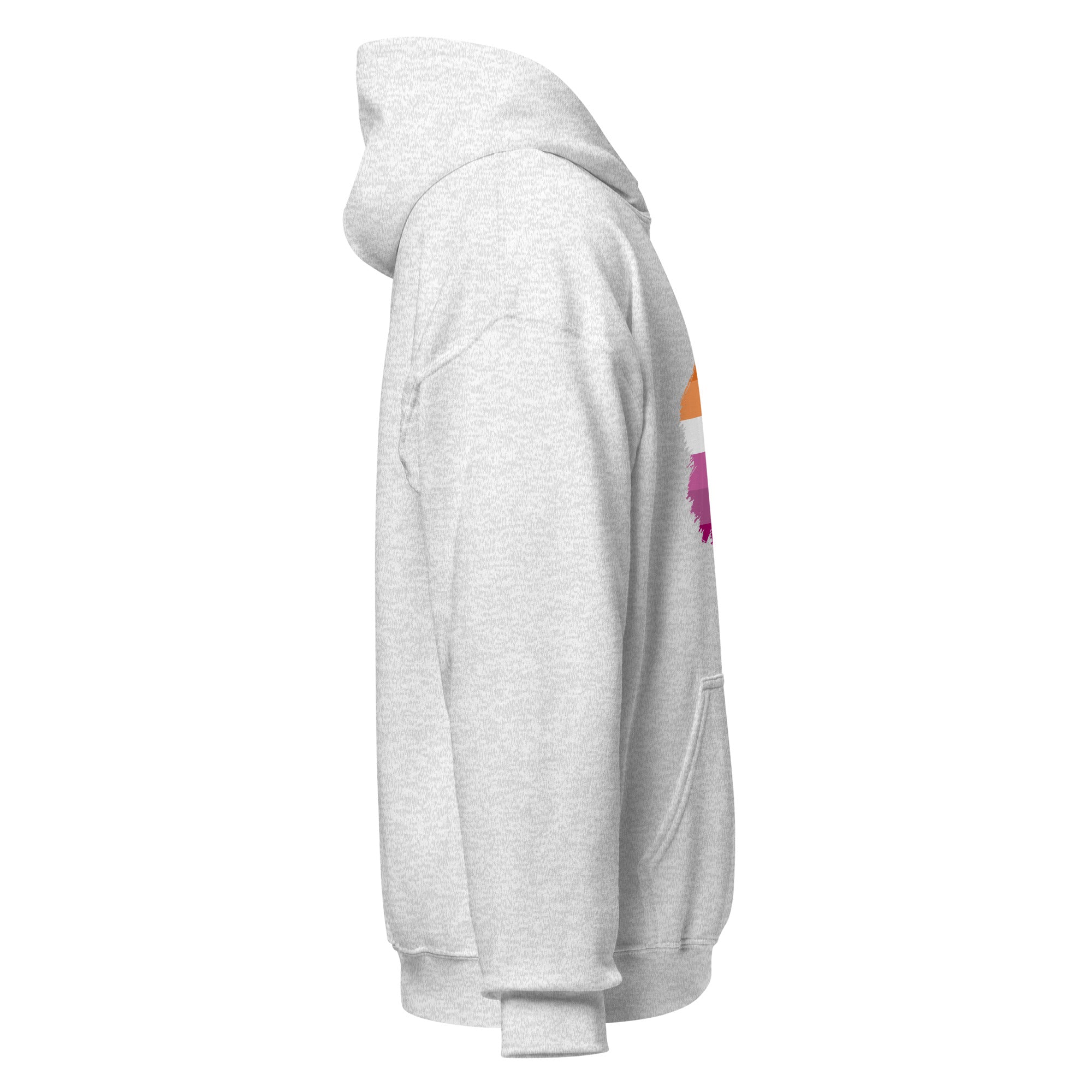 Unisex Hoodie-Lesbian Grunge Flag