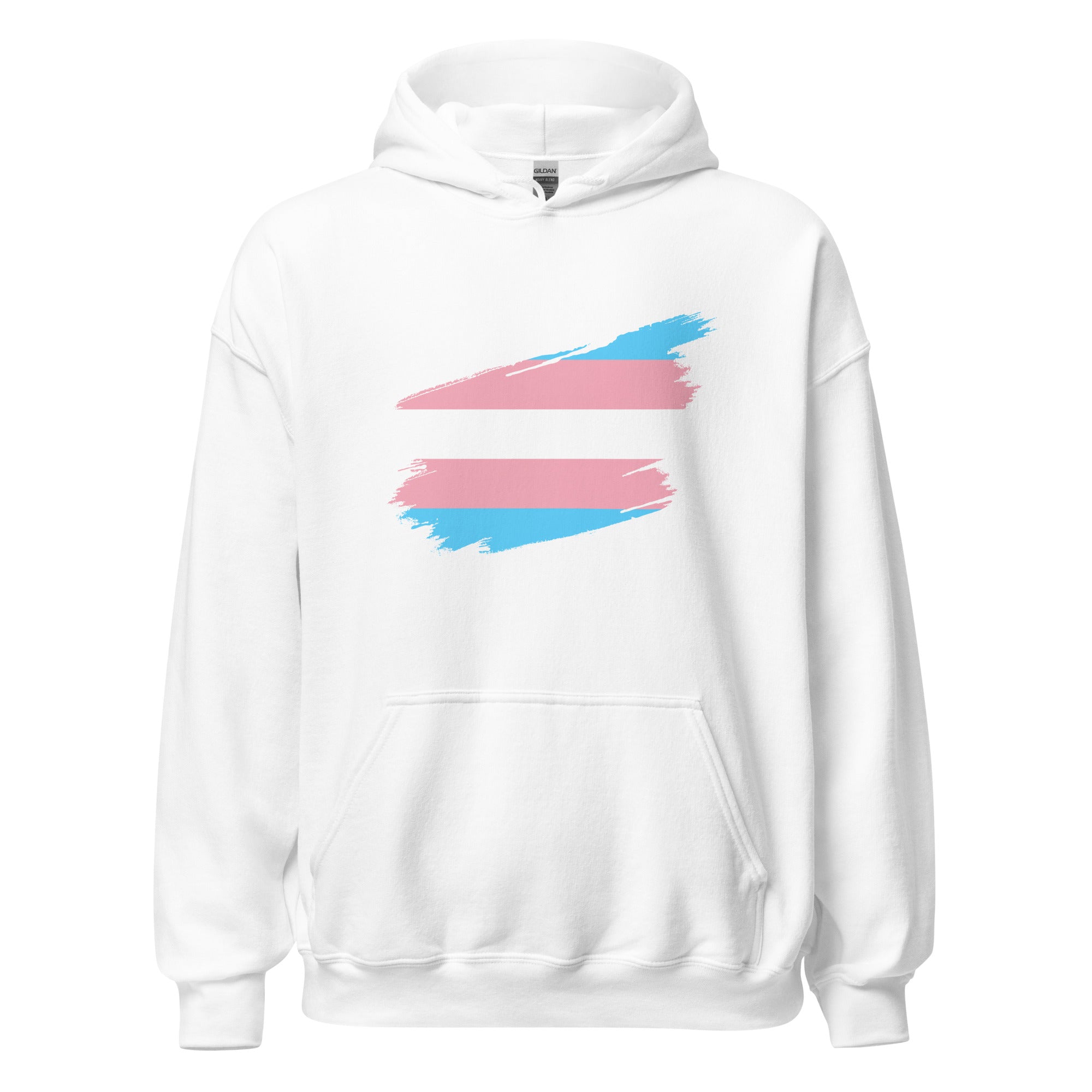 Unisex Hoodie-Transgender Grunge Flag