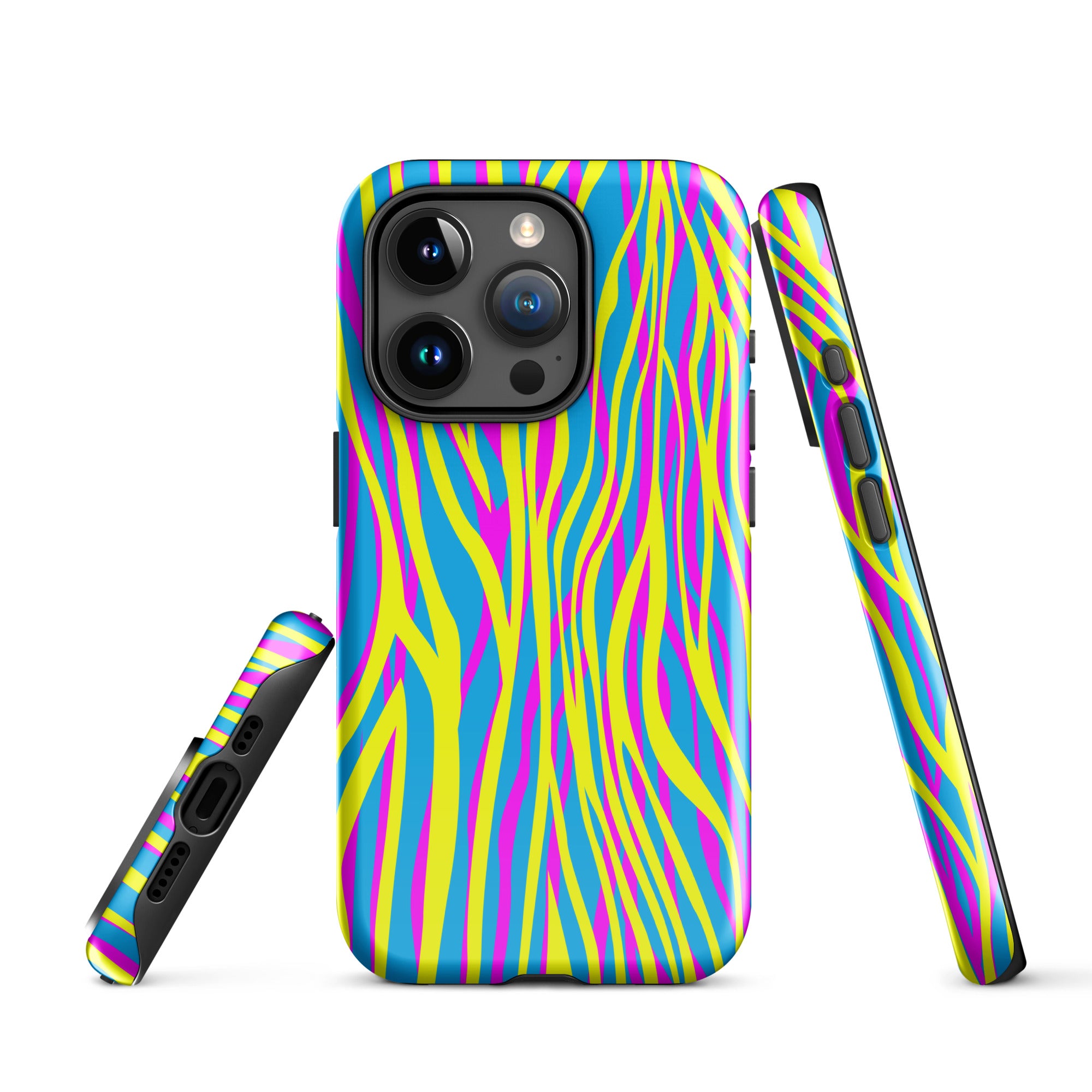 Tough Case for iPhone®- Funky Zebra Pattern IV
