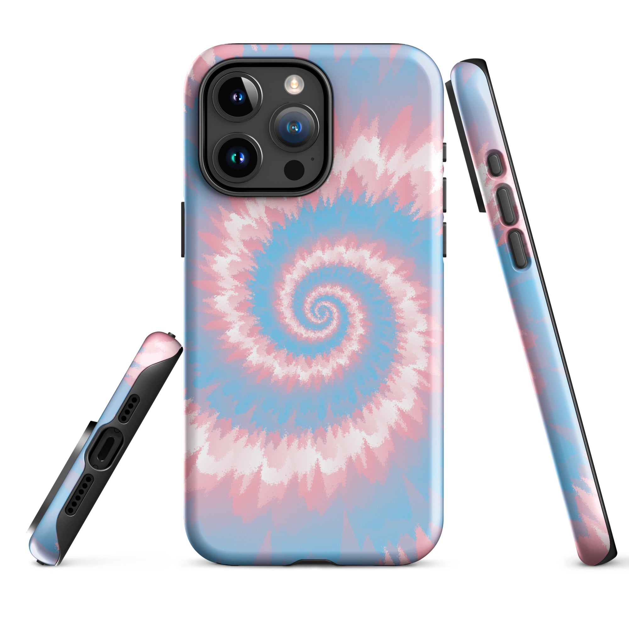 Tough Case for iPhone®-Tie Dye Spiral - Transgender