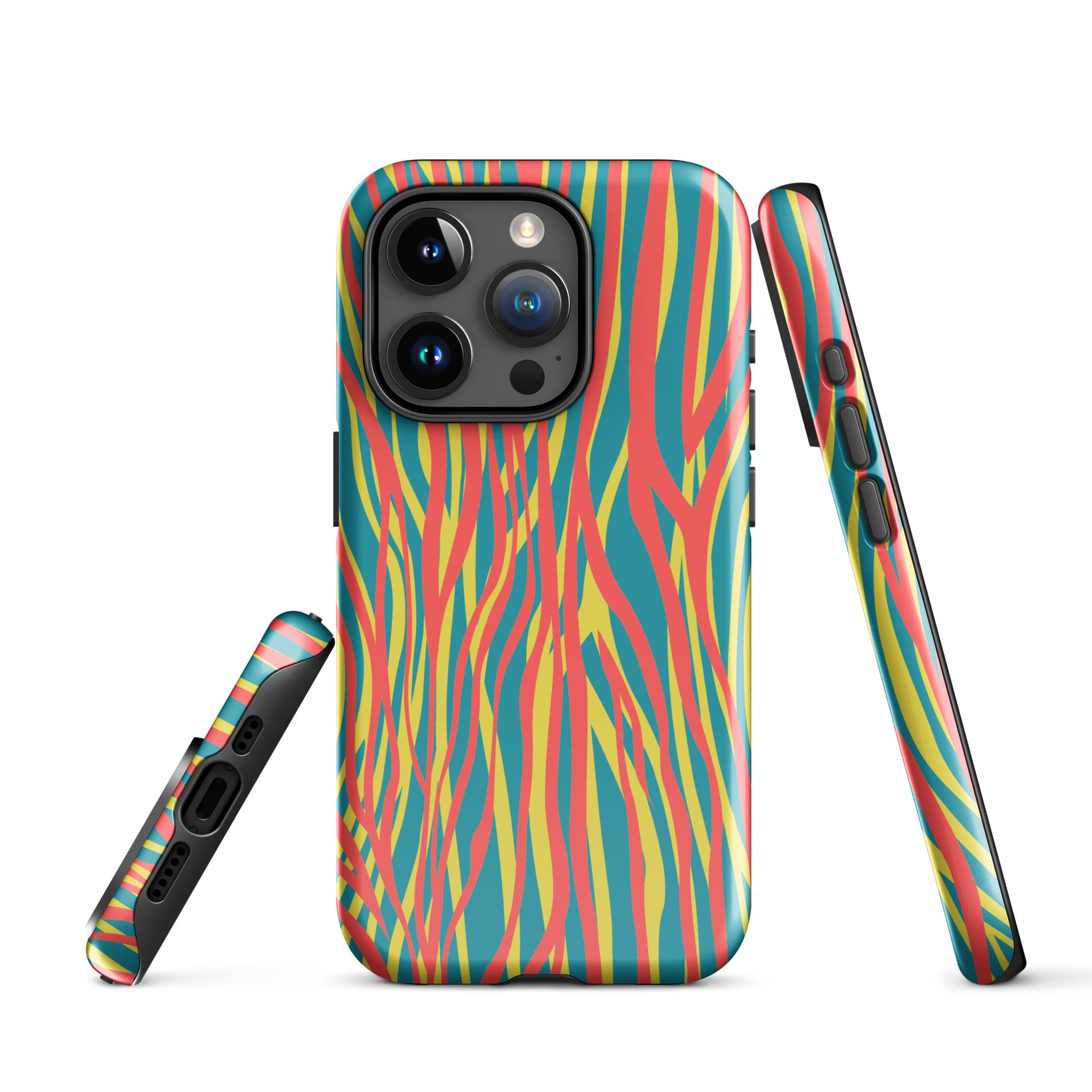 Tough Case for iPhone®- Funky Zebra Pattern III