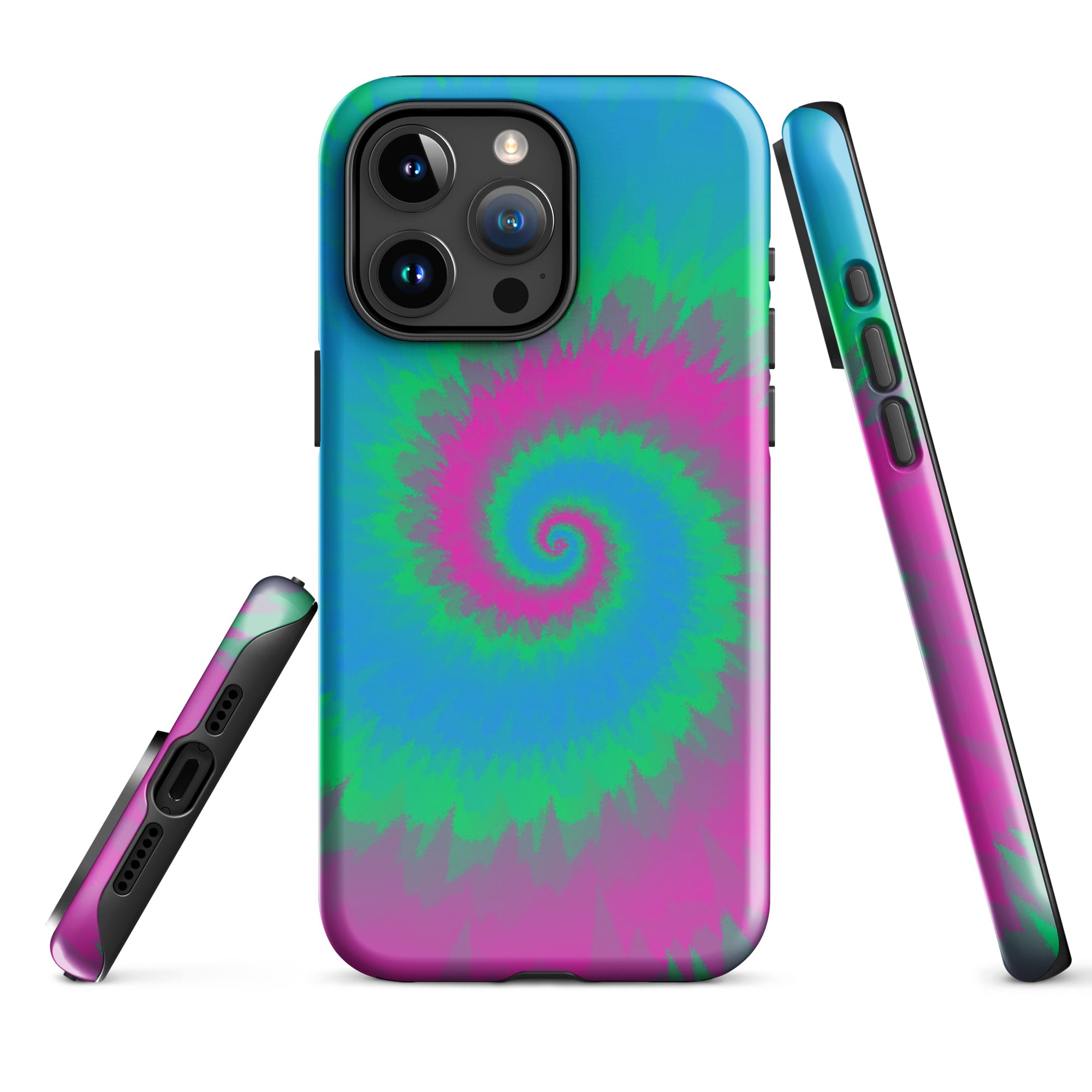 Tough Case for iPhone®-Tie Dye Spiral - Polysexual
