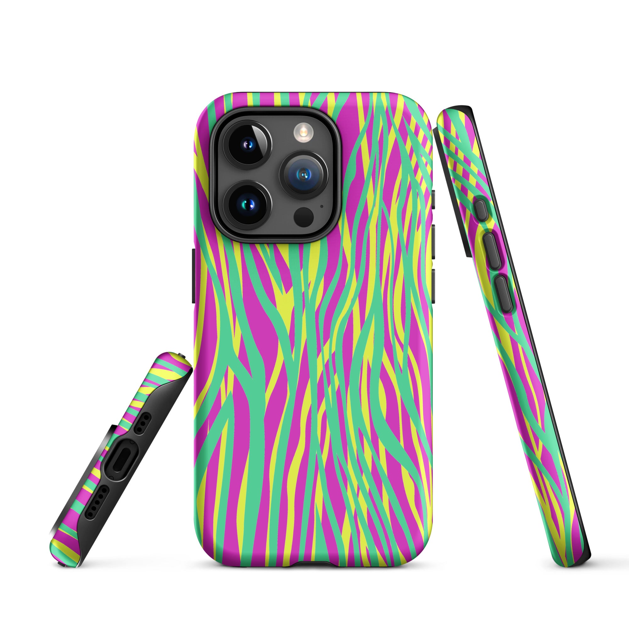 Tough Case for iPhone®- Funky Zebra Pattern II