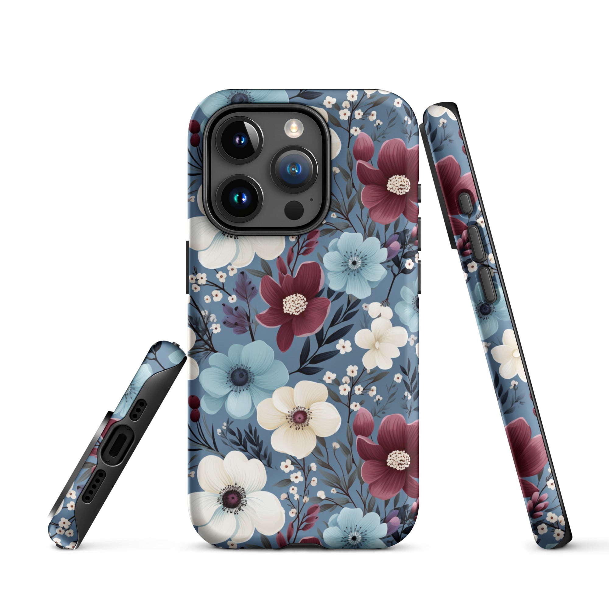 Tough Case for iPhone®- Floral Pattern II