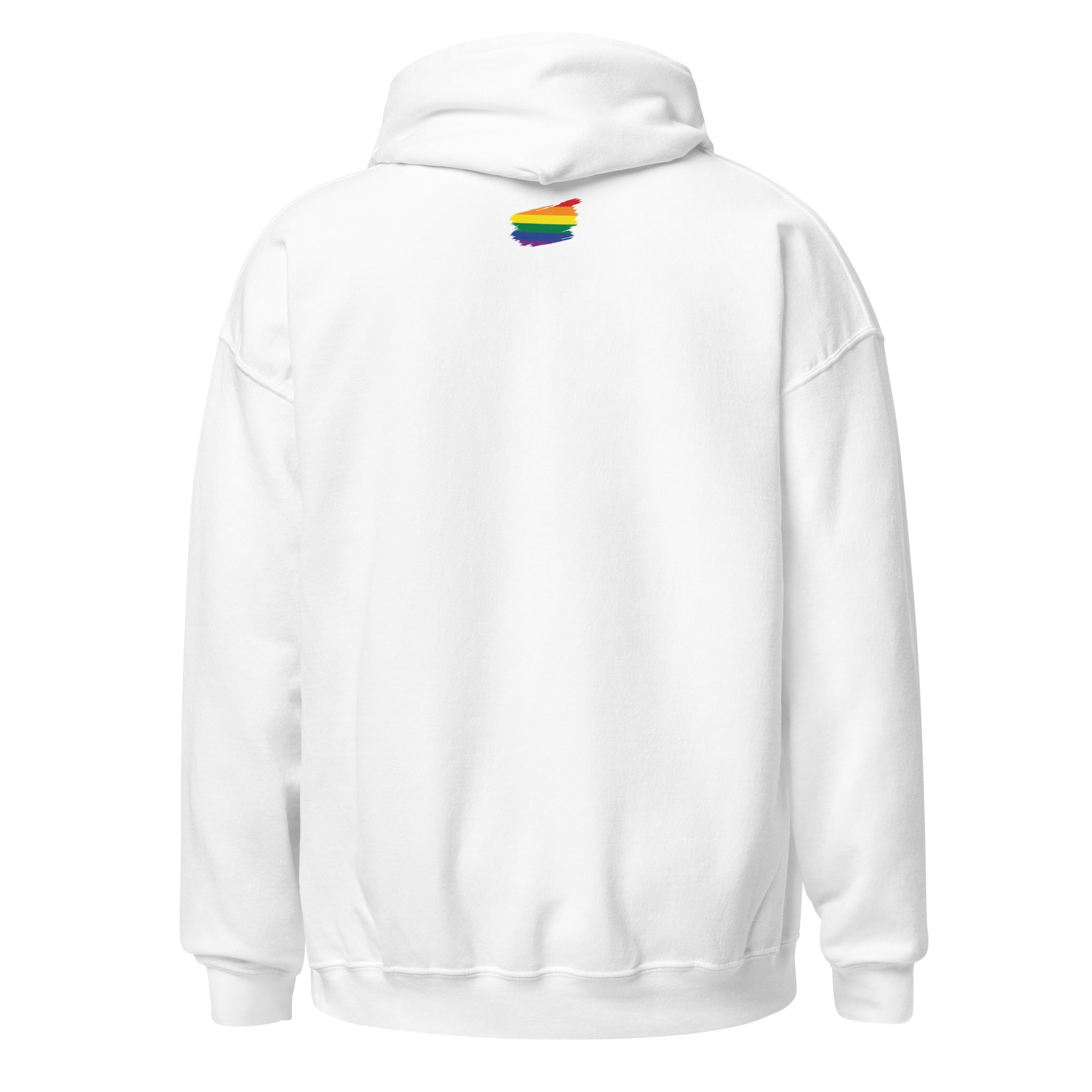 Unisex Hoodie-Pride Rainbow Grunge Flag