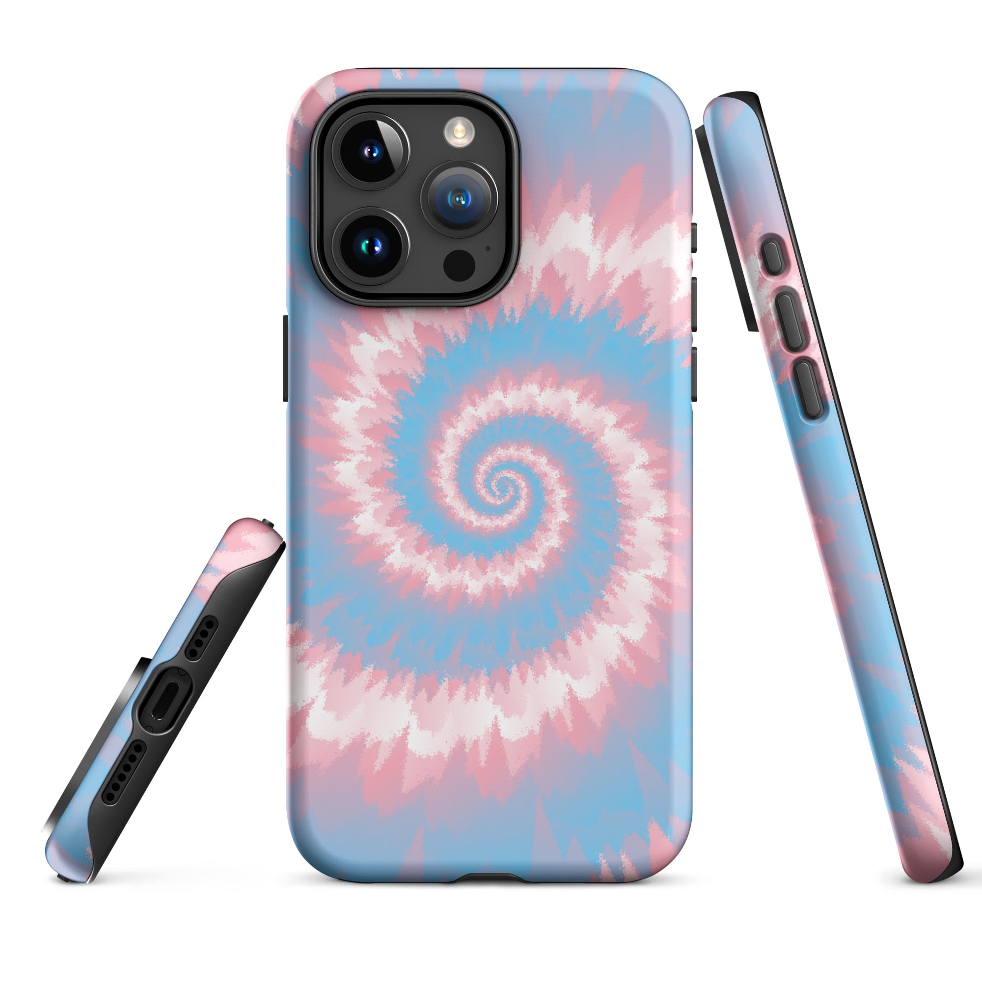 Tough Case for iPhone®-Tie Dye Spiral - Transgender
