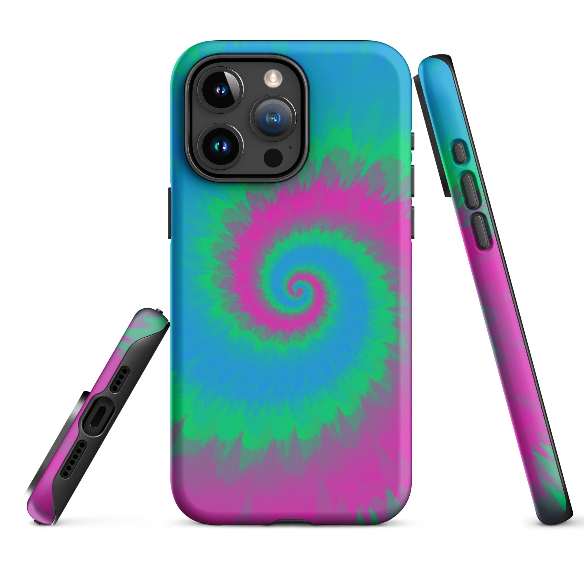 Tough Case for iPhone®-Tie Dye Spiral - Polysexual