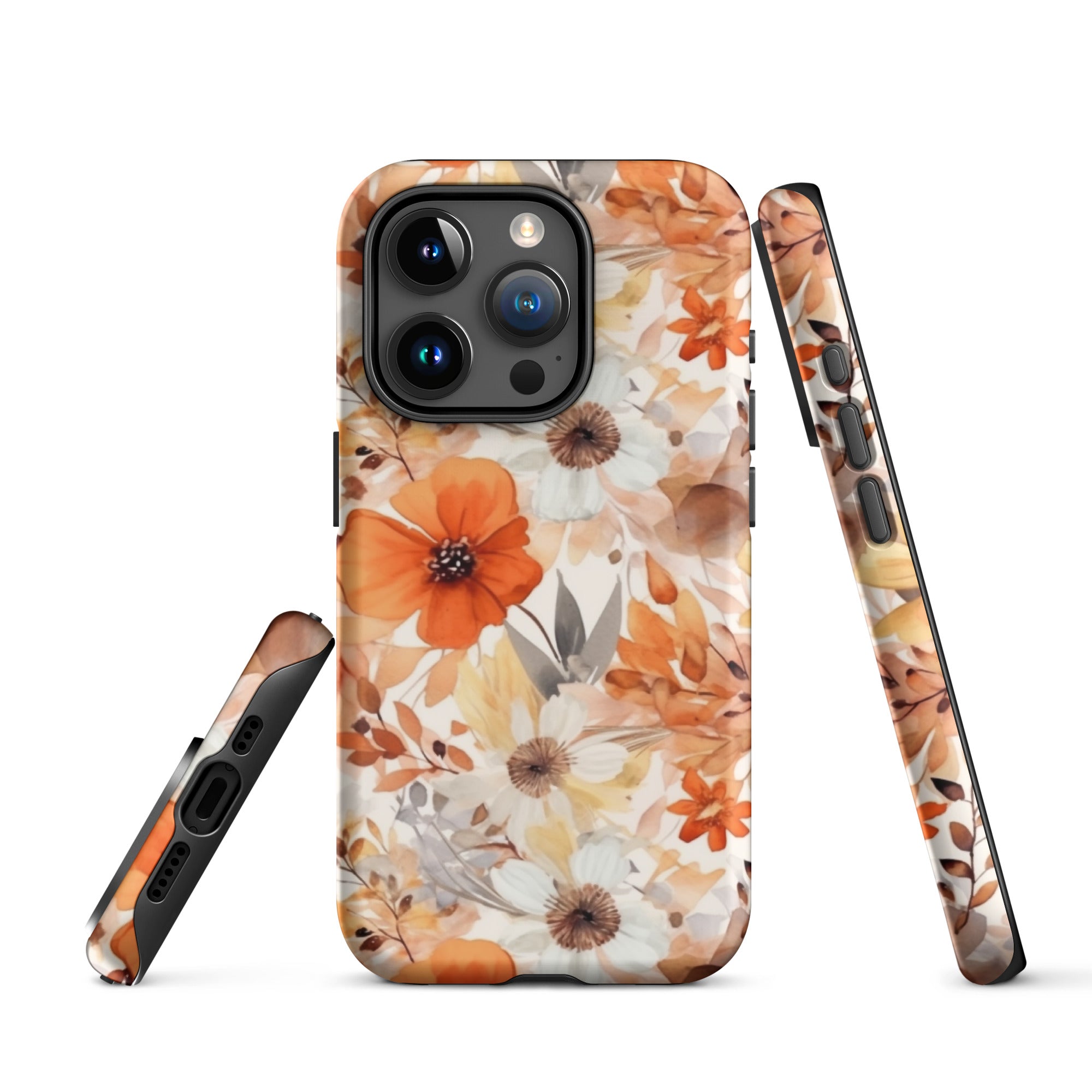 Tough Case for iPhone®- Floral Pattern I