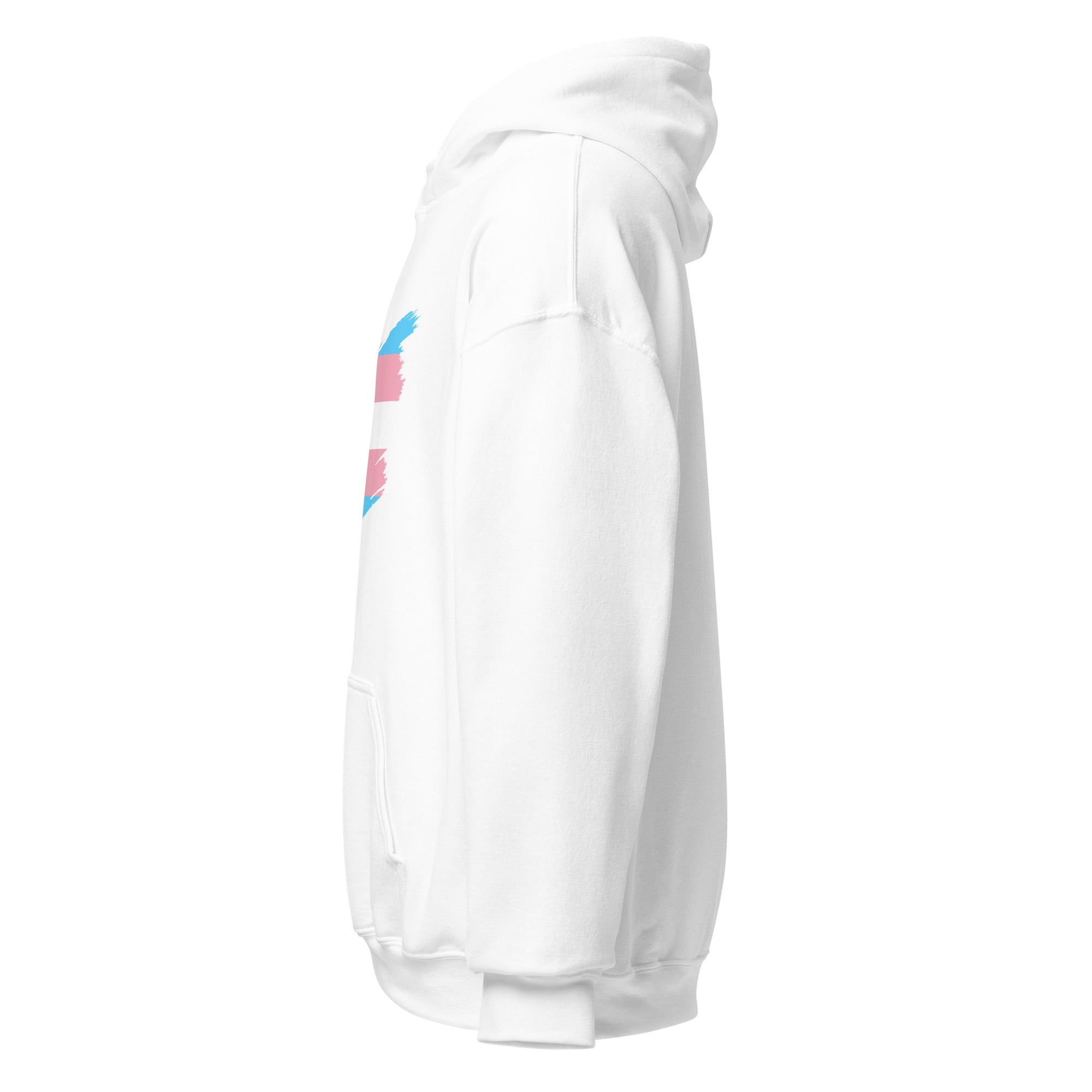 Unisex Hoodie-Transgender Grunge Flag