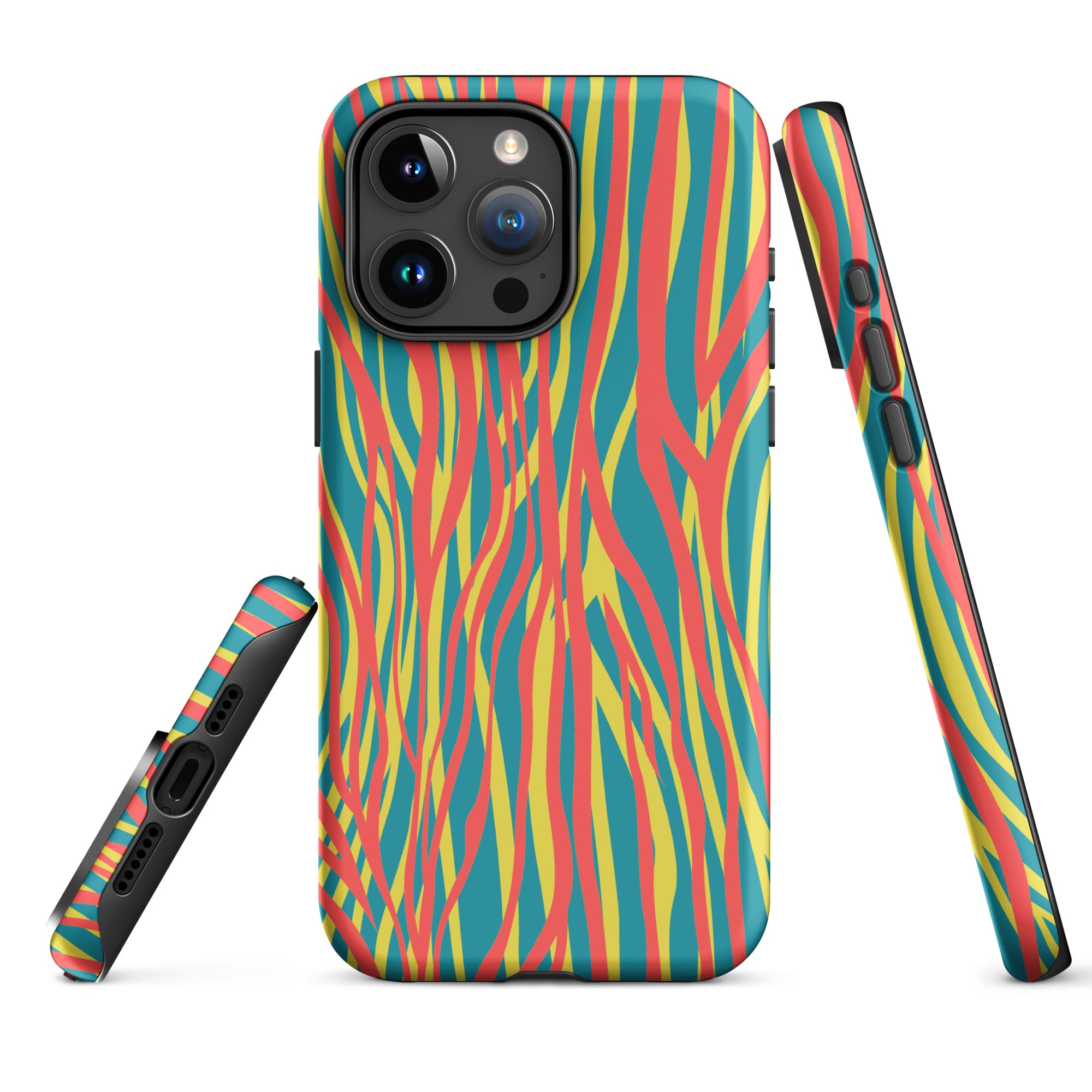 Tough Case for iPhone®- Funky Zebra Pattern III