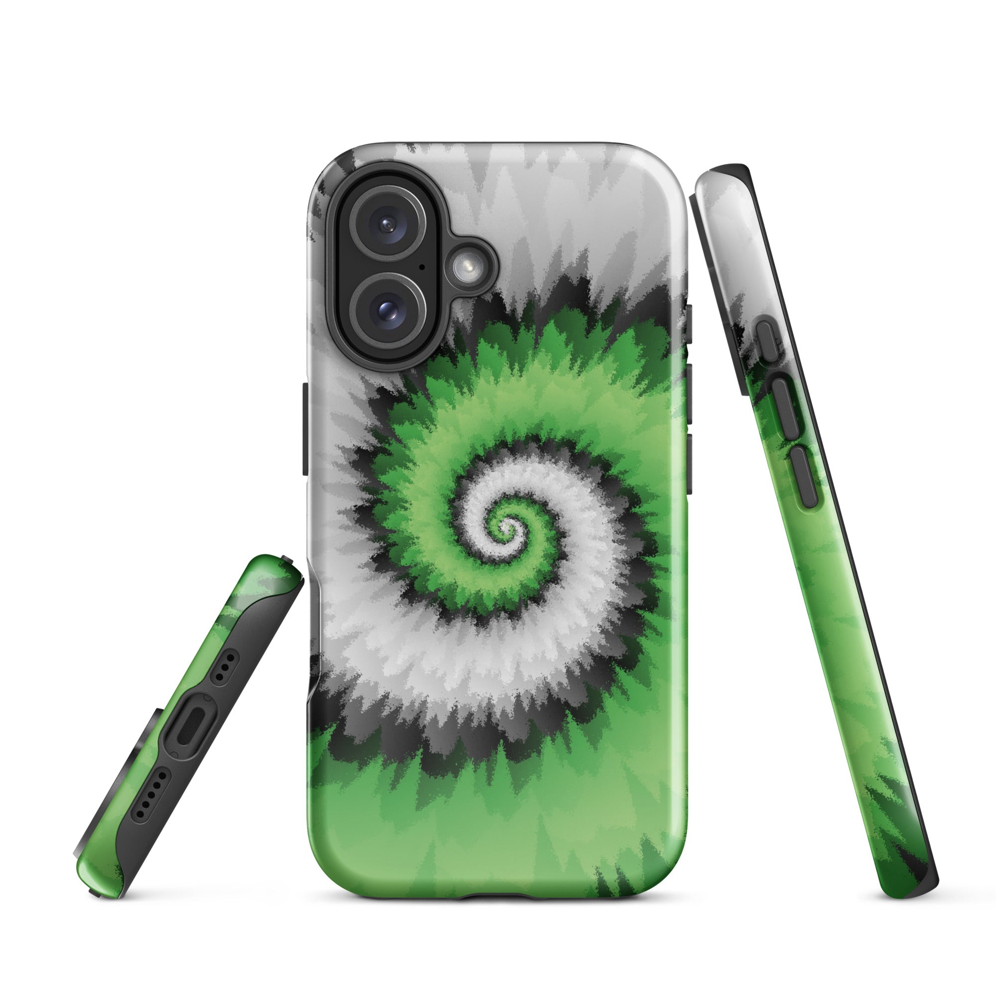 Tough Case for iPhone®-Tie Dye Spiral - Aromantic