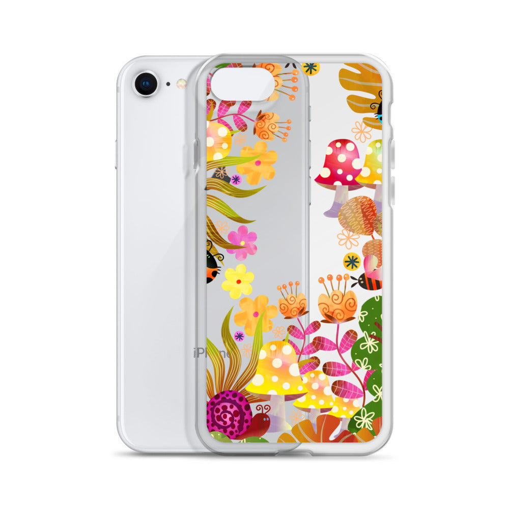 Clear Case for iPhone®- Enchanted Forest Design I