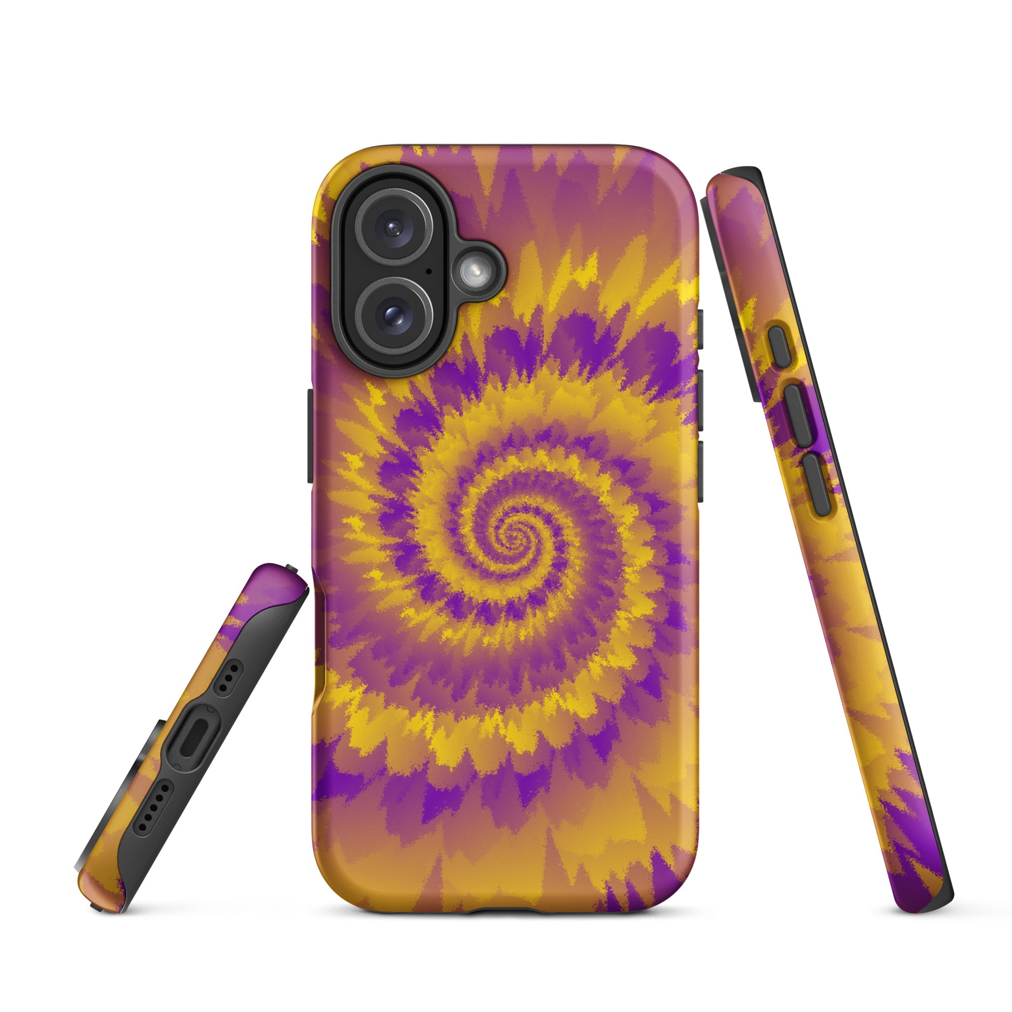 Tough Case for iPhone®-Tie Dye Spiral - Intersex