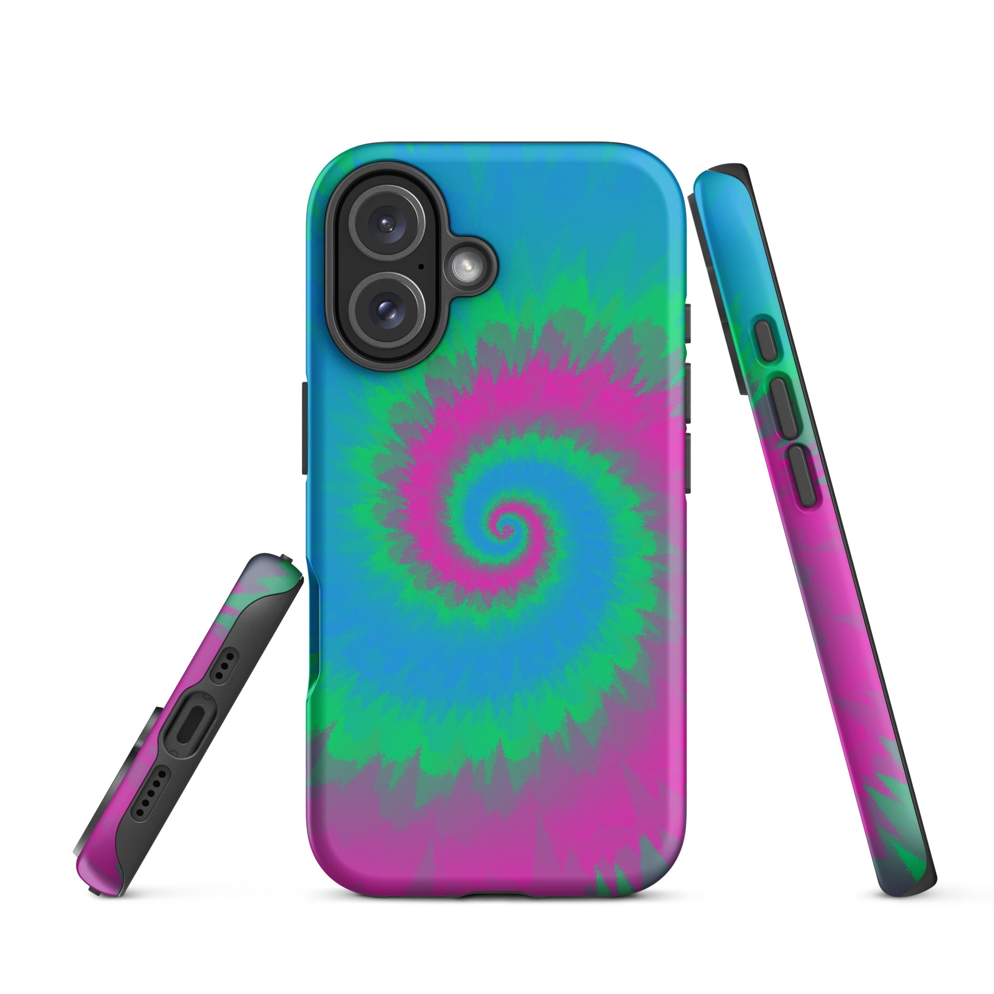 Tough Case for iPhone®-Tie Dye Spiral - Polysexual