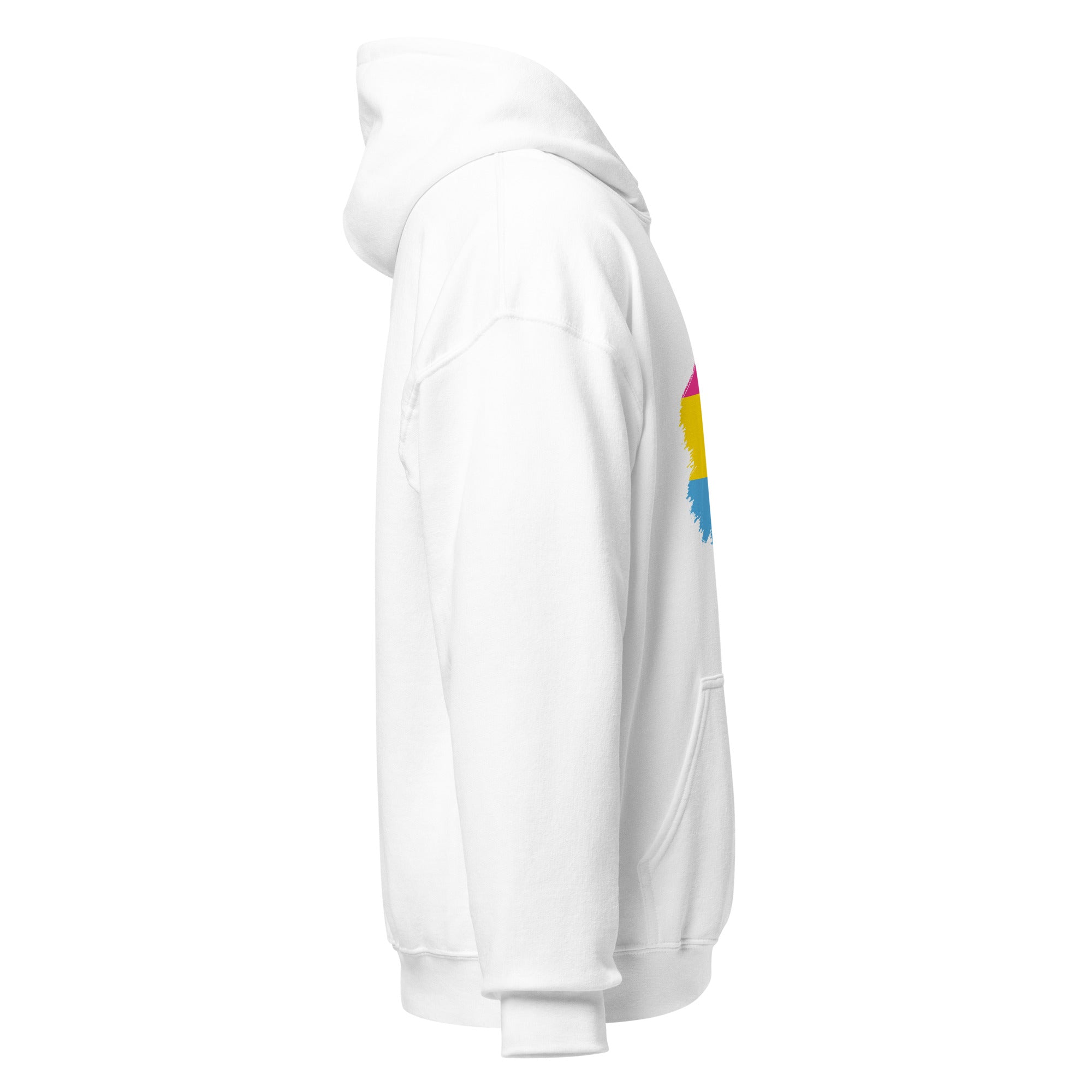 Unisex Hoodie-Pansexual Grunge Flag