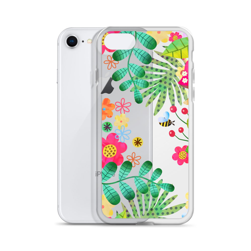 Clear Case for iPhone®- Enchanted Forest Design III