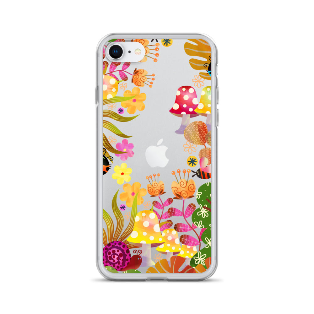 Clear Case for iPhone®- Enchanted Forest Design I