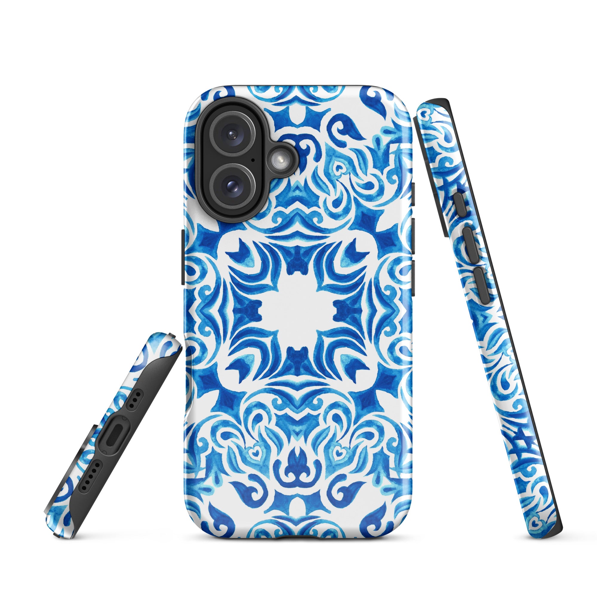 Tough Case for iPhone®- Majolica Pattern IV