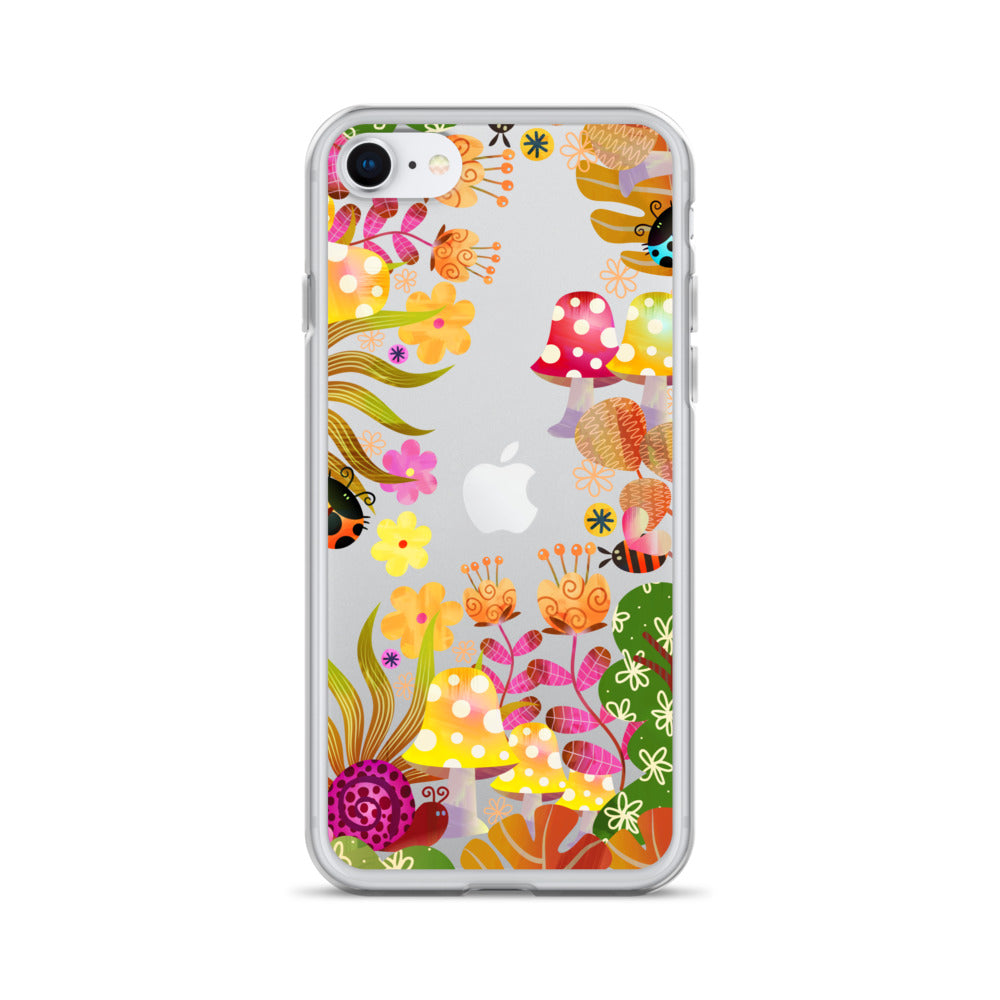 Clear Case for iPhone®- Enchanted Forest Design VI