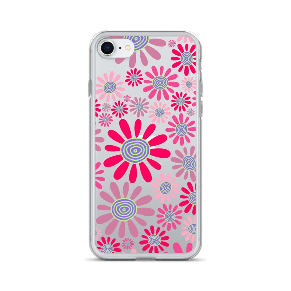 Clear Case for iPhone®- Floral Daisy Design I