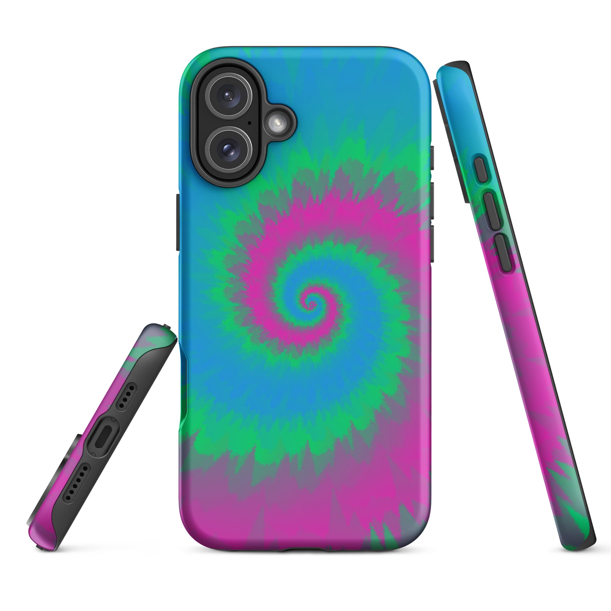 Tough Case for iPhone®-Tie Dye Spiral - Polysexual