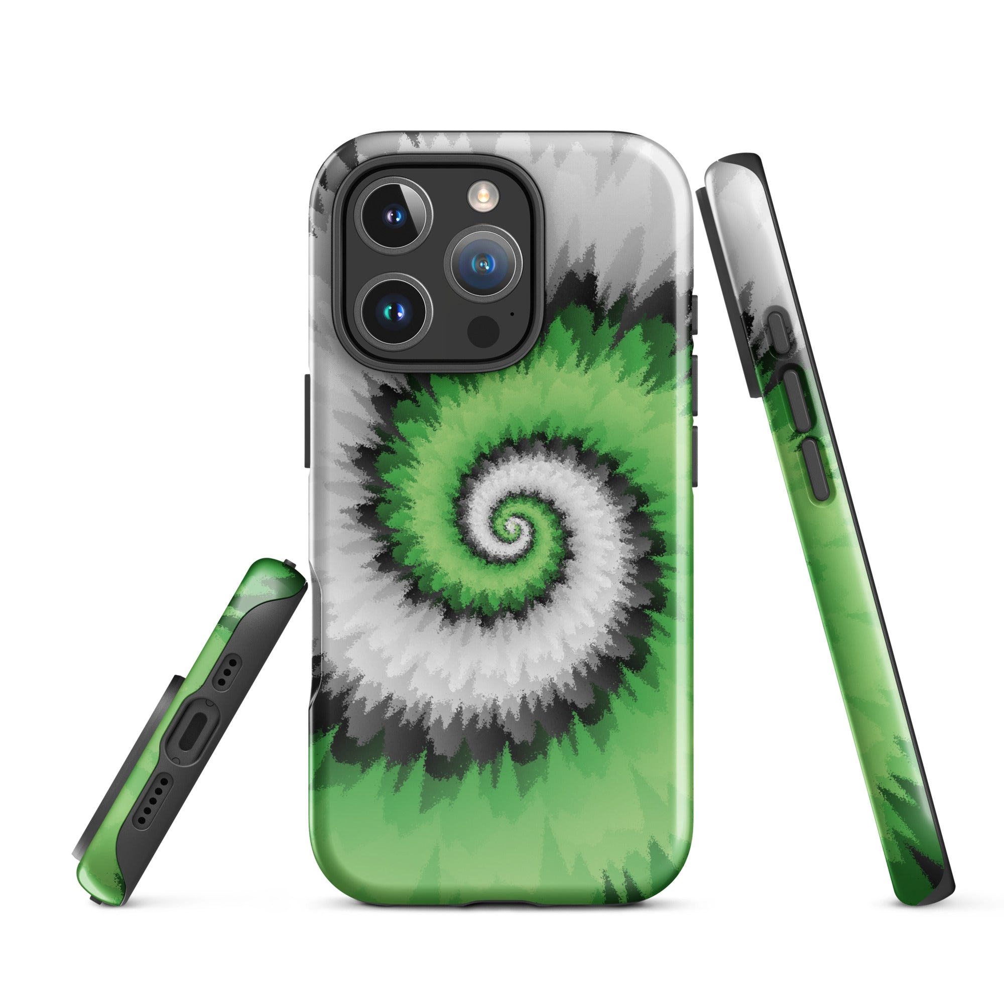 Tough Case for iPhone®-Tie Dye Spiral - Aromantic