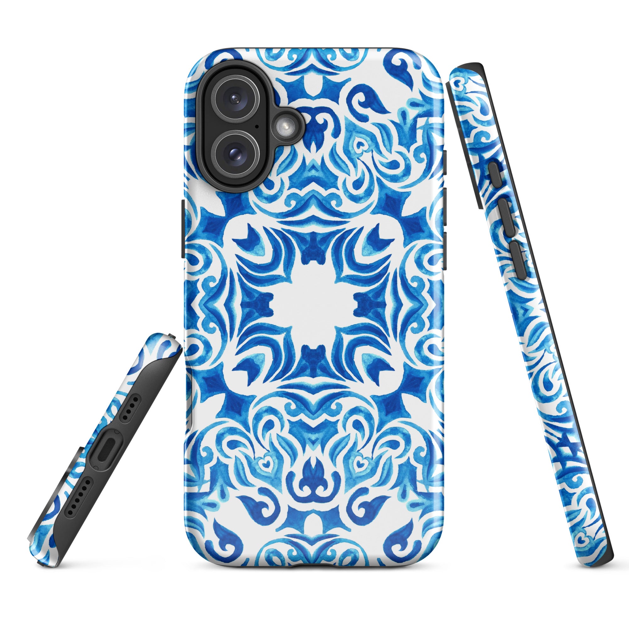 Tough Case for iPhone®- Majolica Pattern IV