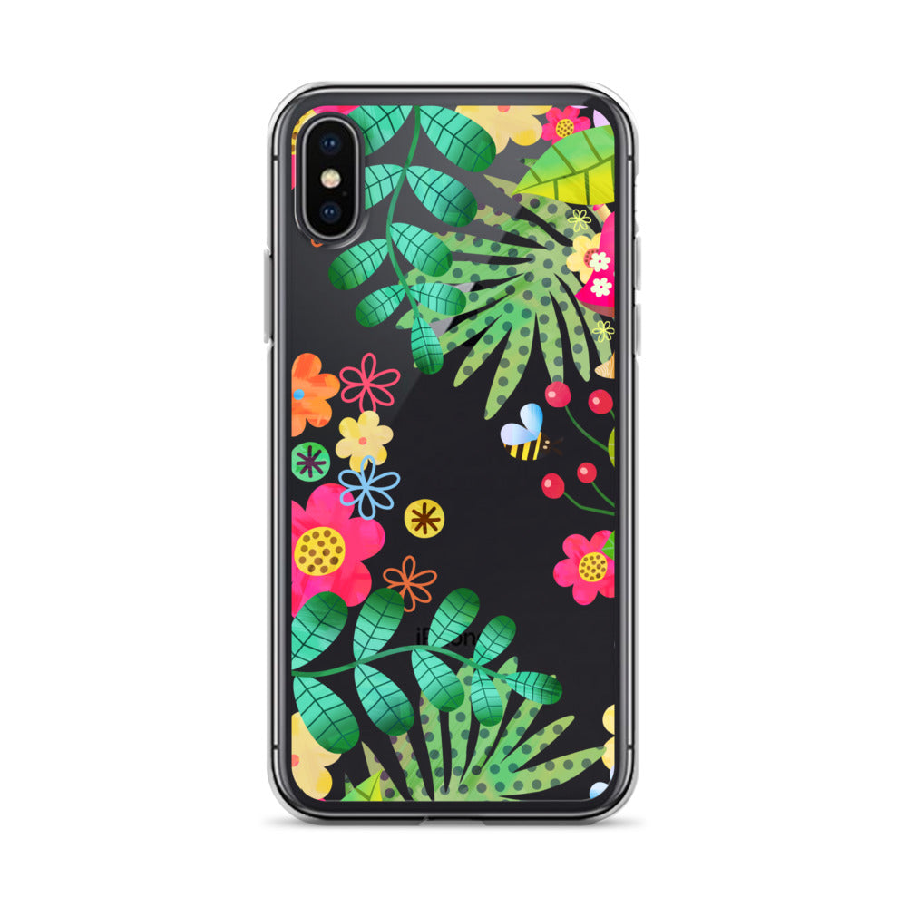 Clear Case for iPhone®- Enchanted Forest Design III