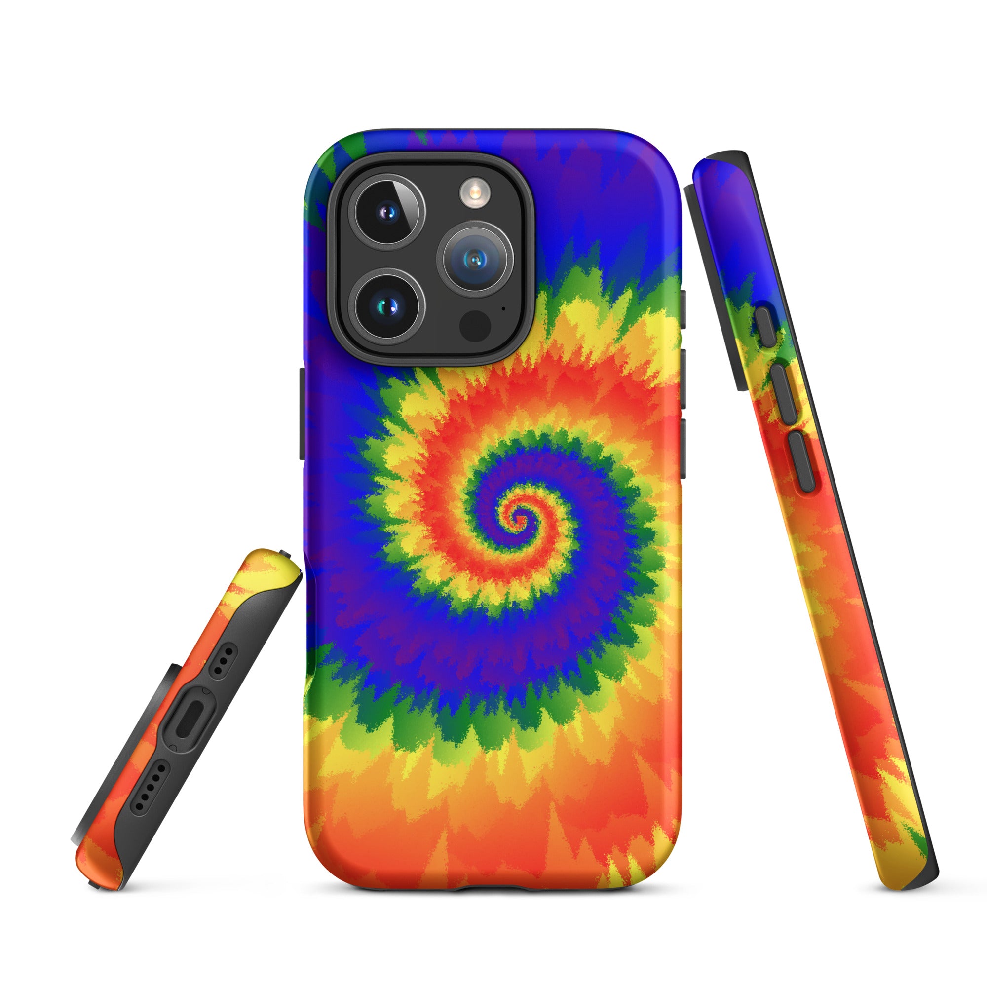 Tough Case for iPhone®-Tie Dye Spiral - LGBTQ