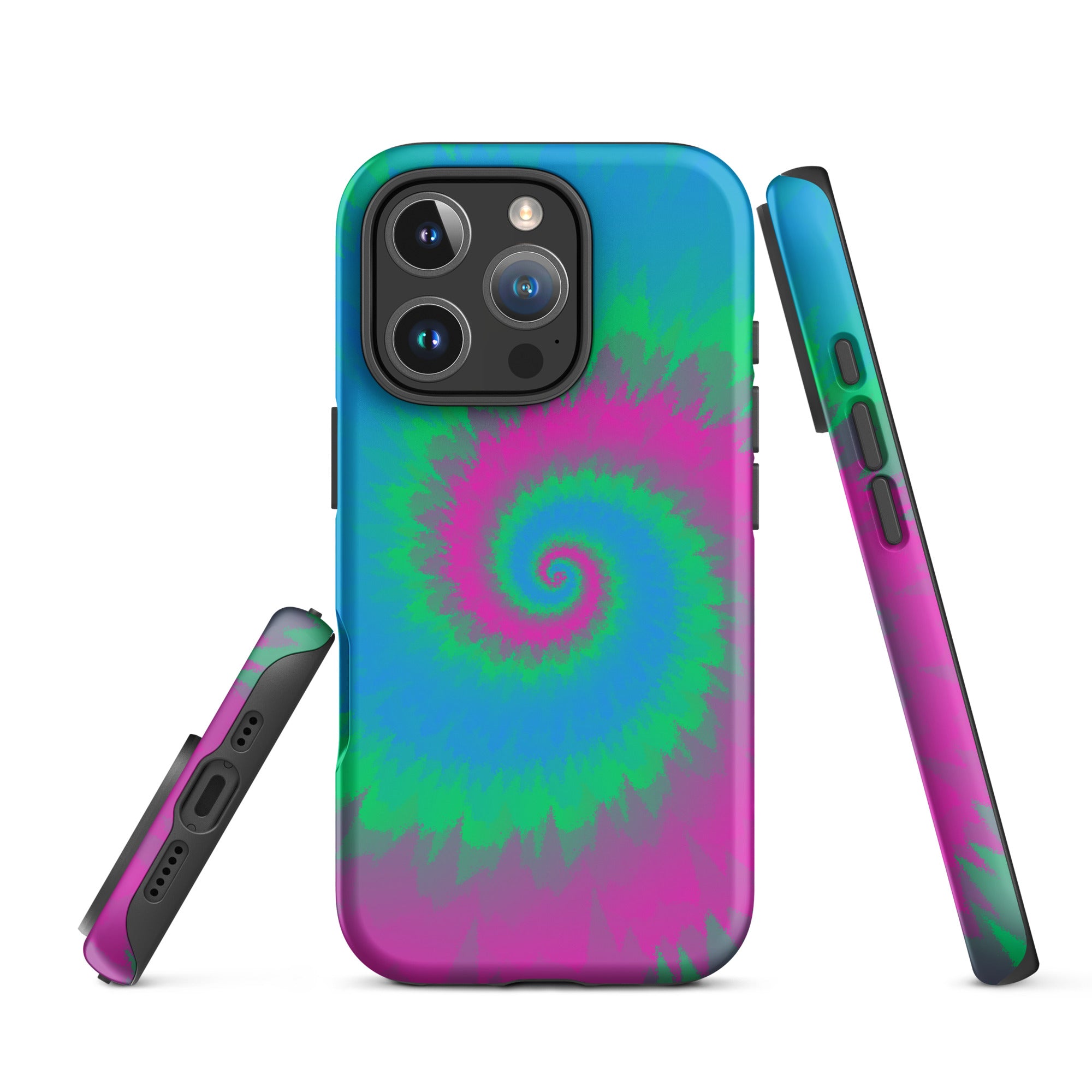 Tough Case for iPhone®-Tie Dye Spiral - Polysexual